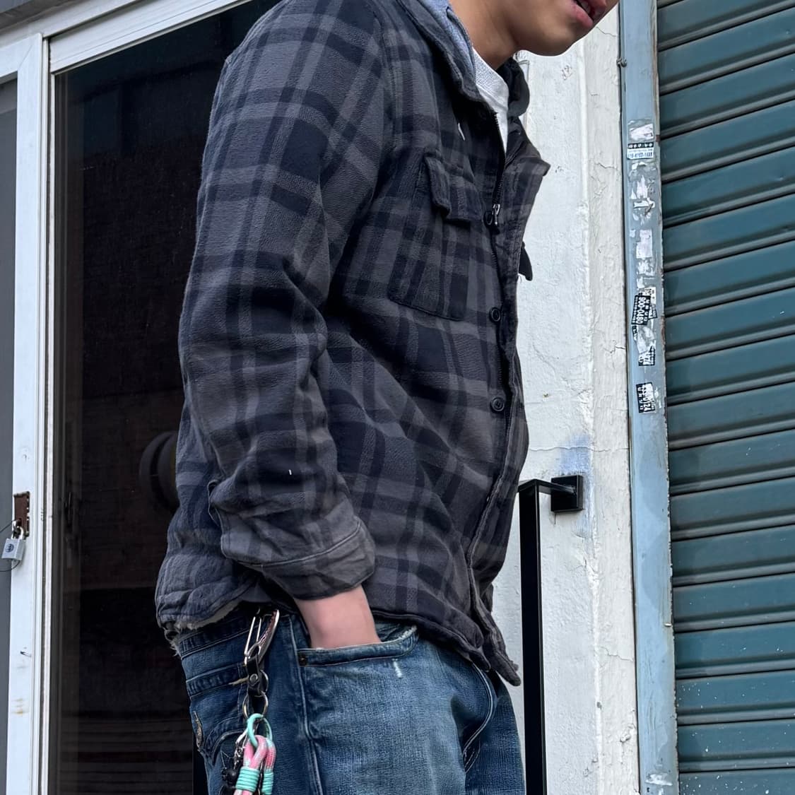 Dickies 체크 후드 자켓 상품이미지4