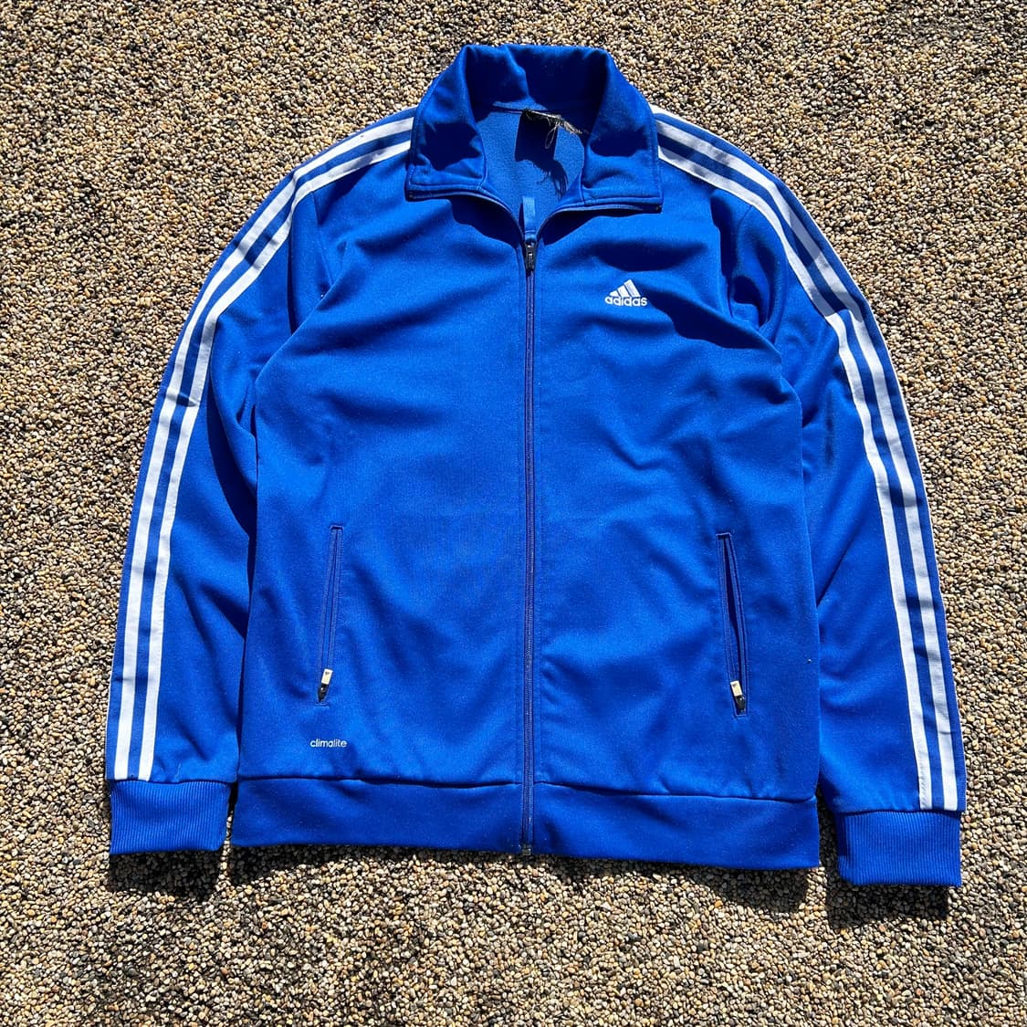 아디다스(ADIDAS) 삼선 블루 트랙탑 져지 상품이미지1