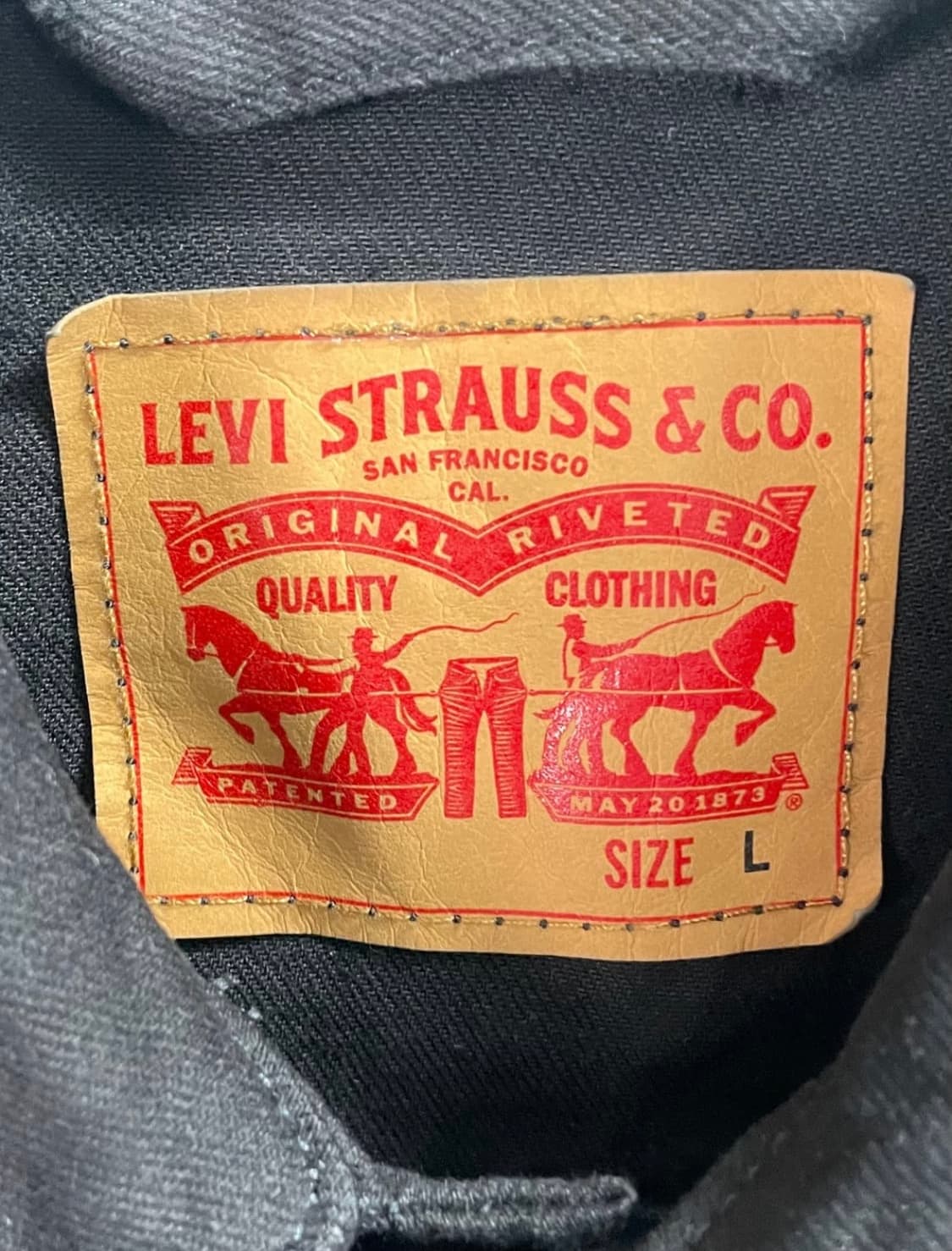 리바이스 블랙 데님 자켓 상품이미지2