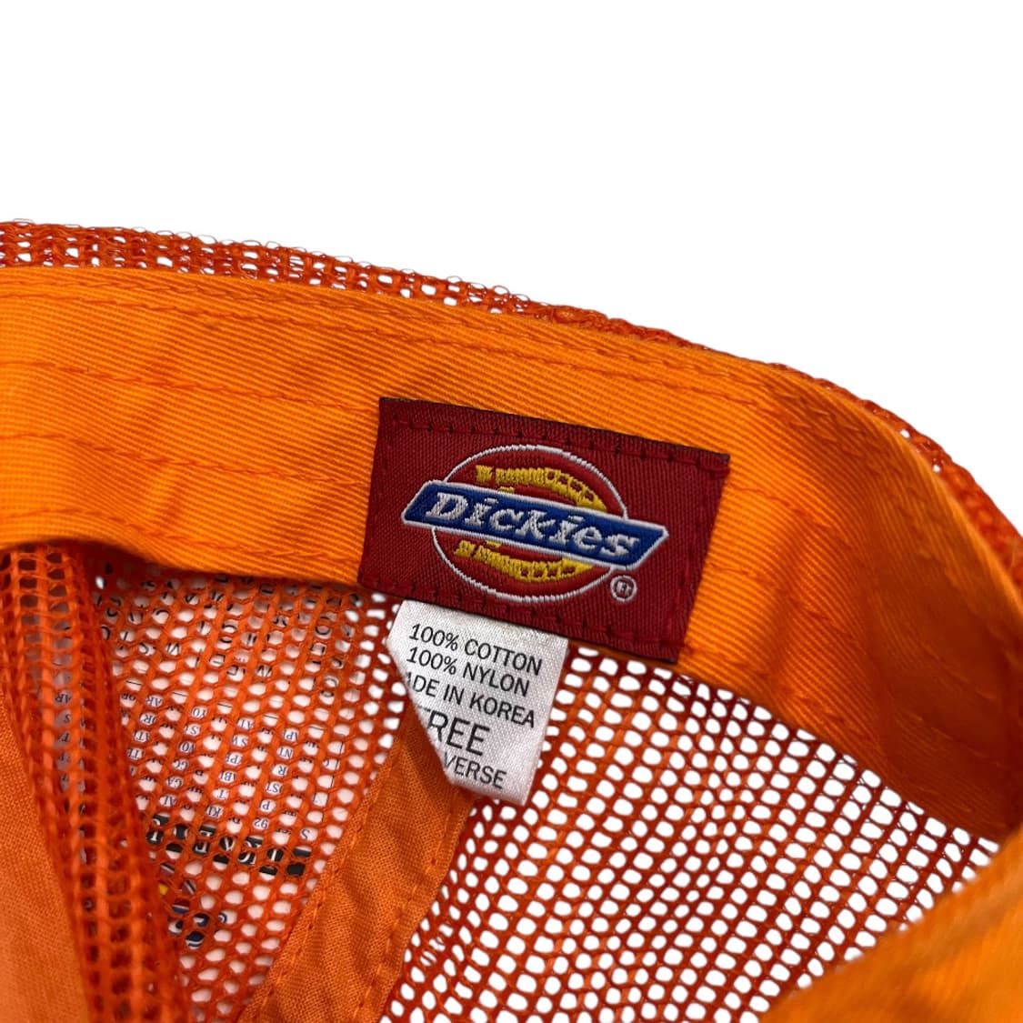 디키즈 오렌지배색 메쉬캡 ( 새상품 ) 상품이미지8