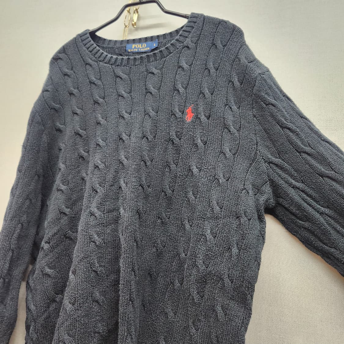폴로랄프로렌 레드포니 코튼 케이블 니트 L(XL) 상품이미지3