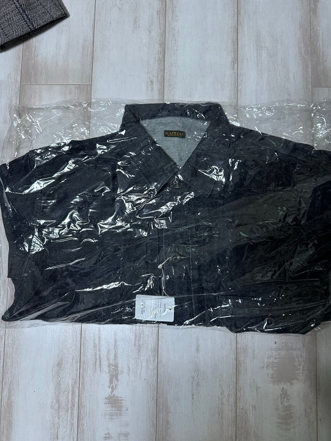 캐피탈 데님자켓 14oz 흑사 3사이즈 상품이미지2