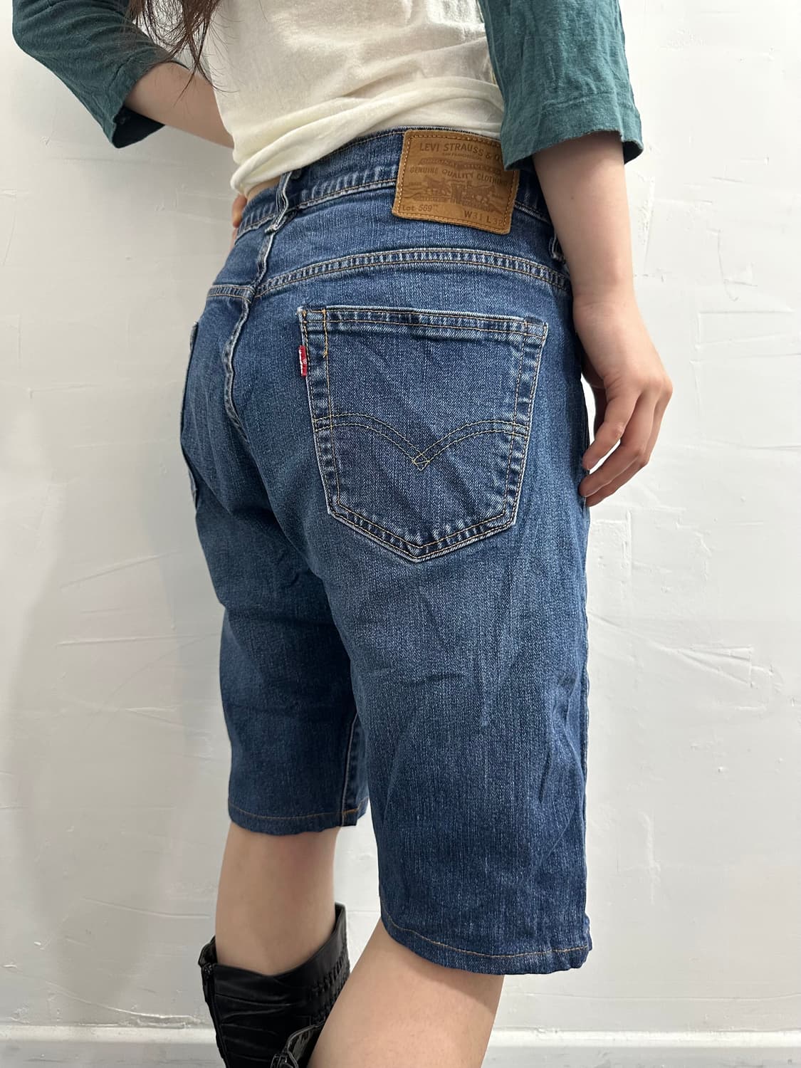 levis569 denim half pants 상품이미지3