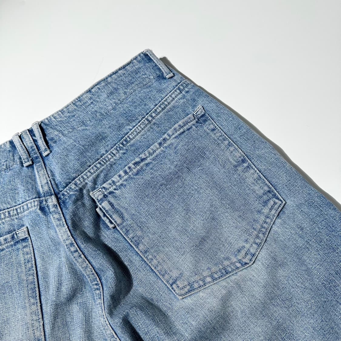 22fw 포터리 워시드 와이드 데님 팬츠 상품이미지5