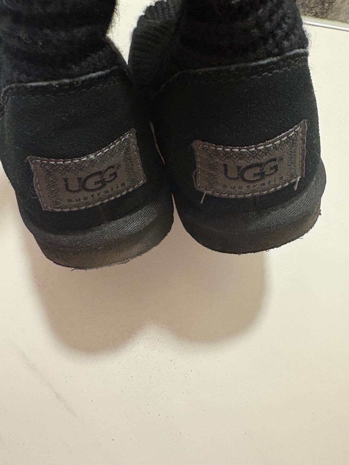 어그 카디 니트 부츠 블랙  상품이미지2