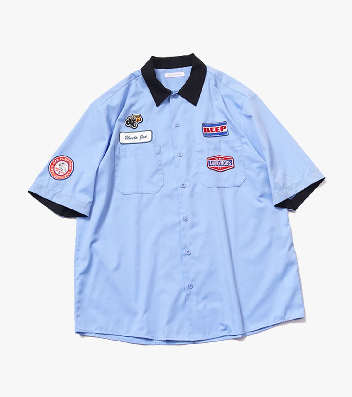 FREAK’S STORE - PATCH WORK SHIRT 상품이미지1