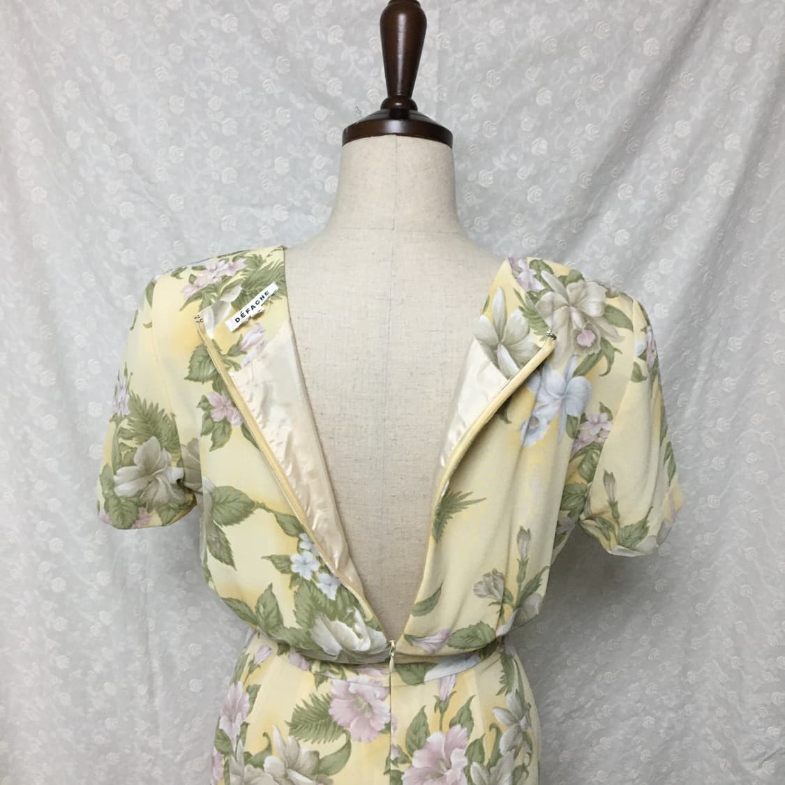 빈티지 옐로우 플라워 원피스 상품이미지9