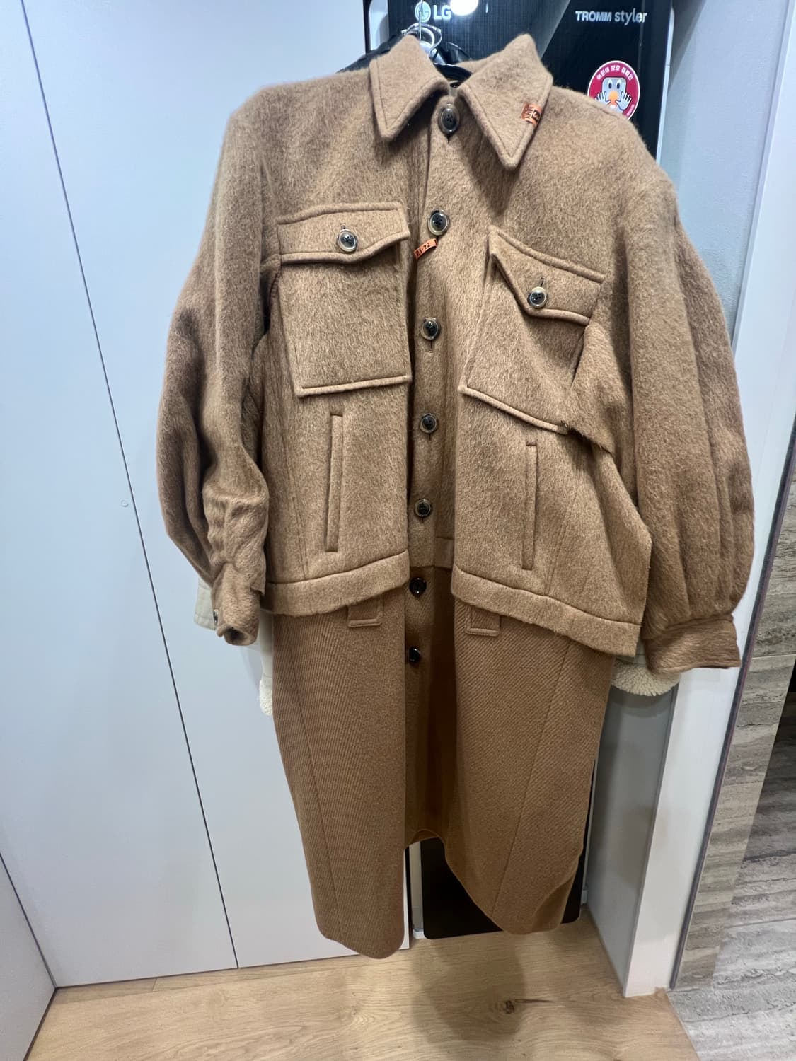 메종 미하라 야스히로 브라운 코트 F 상품이미지1