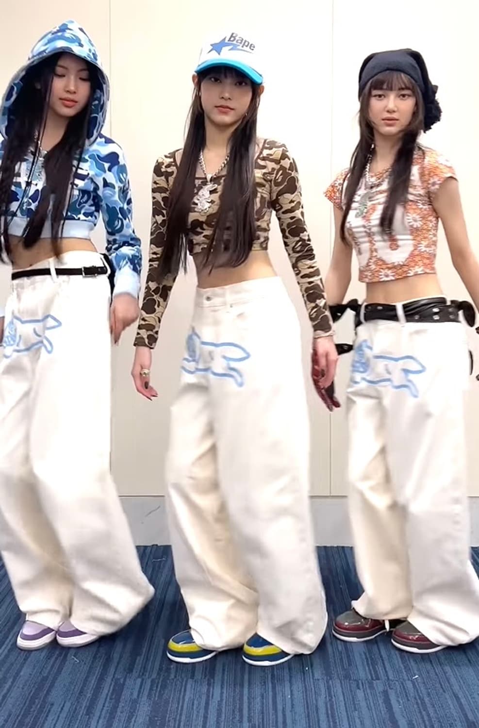 (270) 베이프 스타 스웨이드 퍼플 뉴진스 하니 혜인 상품이미지6