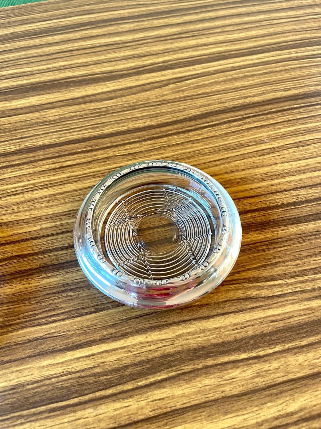 [앤틱 실버웨어] 빈티지 Amston 925 스털링실버 크리스탈 코스터 상품이미지5