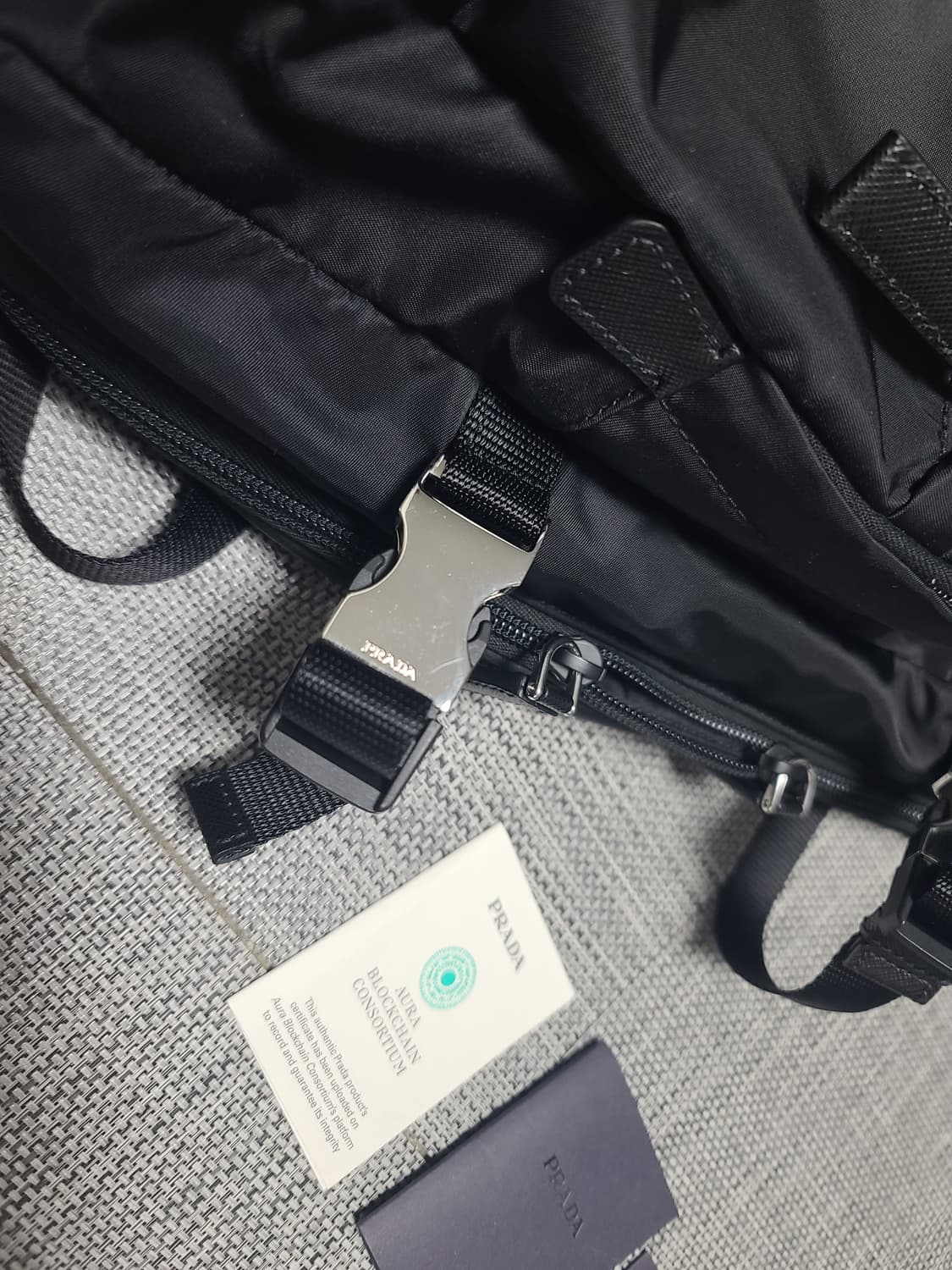 프라다 백팩 2vz101 캐리어백팩 리나일론 사피아노 백팩 상품이미지2
