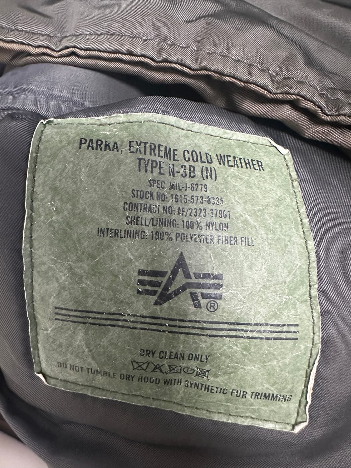 알파인더스트리 n3b 파카 상품이미지4