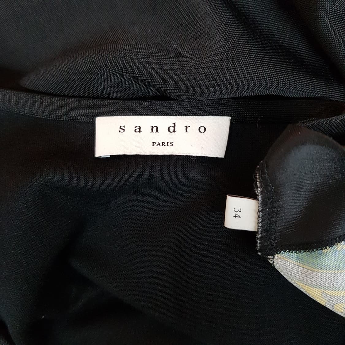 산드로 Sandro  페이즐리 배색 롱 원피스 34사이즈 상품이미지6