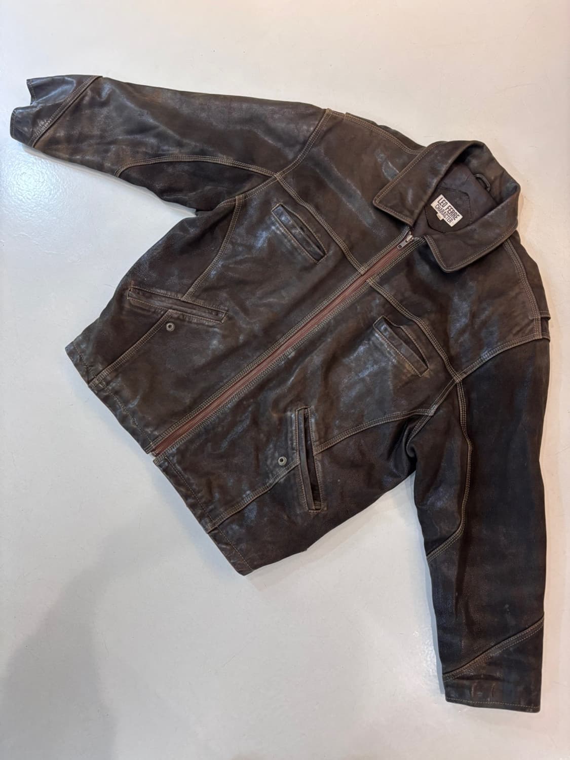 Vintage Leo Ferre Character Goat Jacket 상품이미지3
