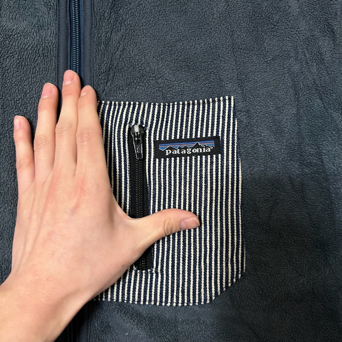 파타고니아 남성 포켓 플리스 후리스 자켓 L/100  상품이미지3