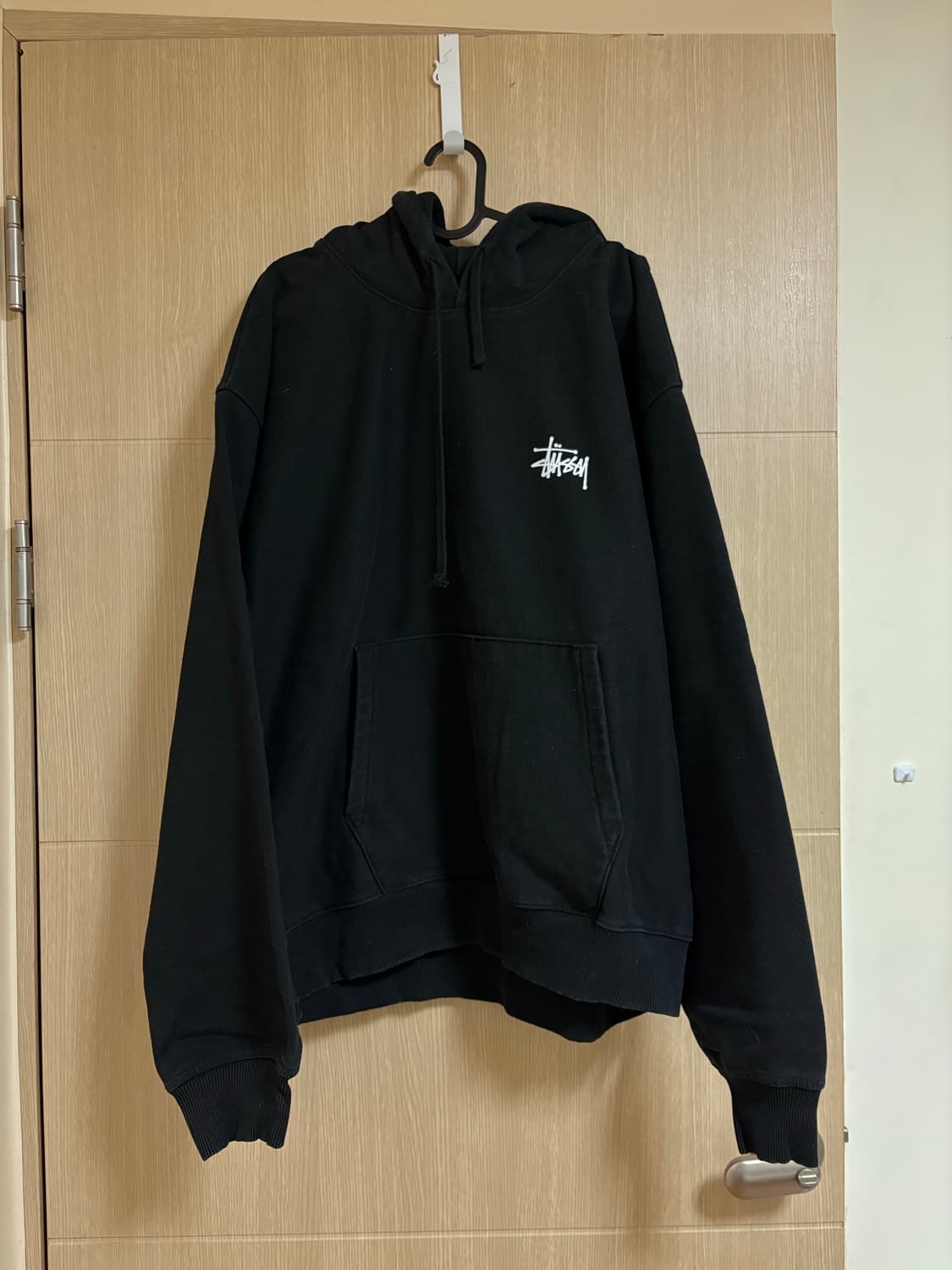 스투시 기본 후드티 블랙 XL 상품이미지1