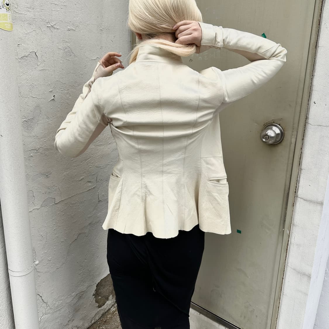 00s 아카이브 릭오웬스 가죽 버튼업 자켓 상품이미지8