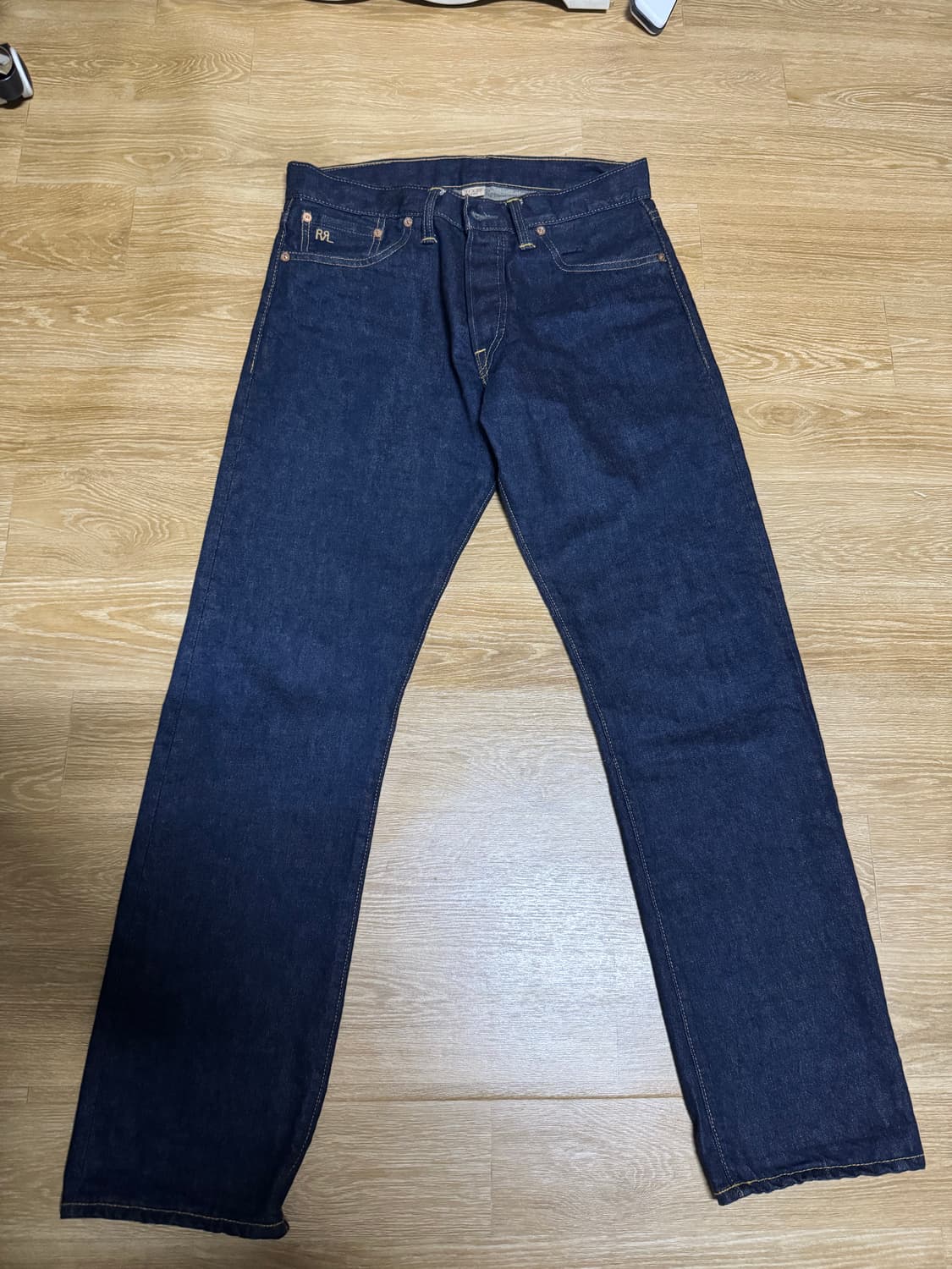 더블알엘 로우스트레이트 셀비지 31x30 상품이미지1