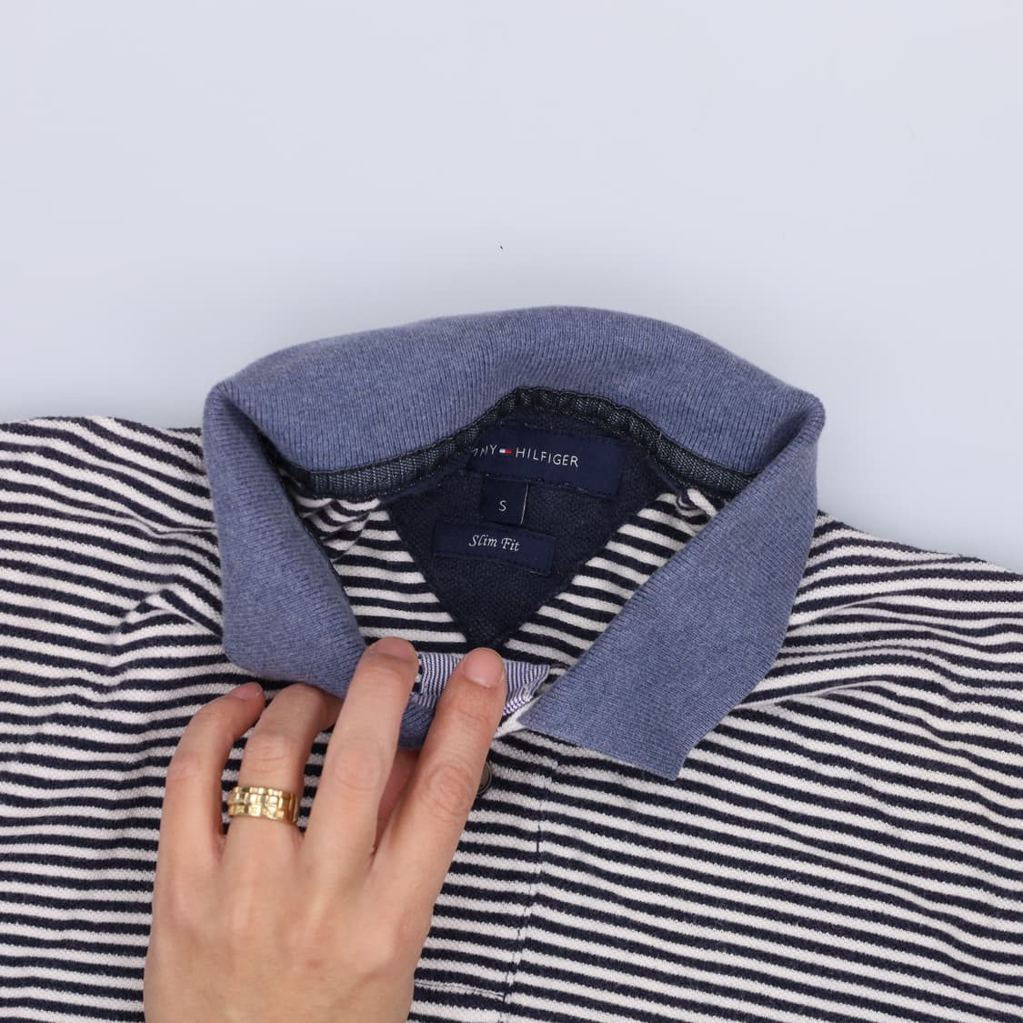 S 타미힐피거 여성 스트라이프 PK셔츠 0313H1 상품이미지3