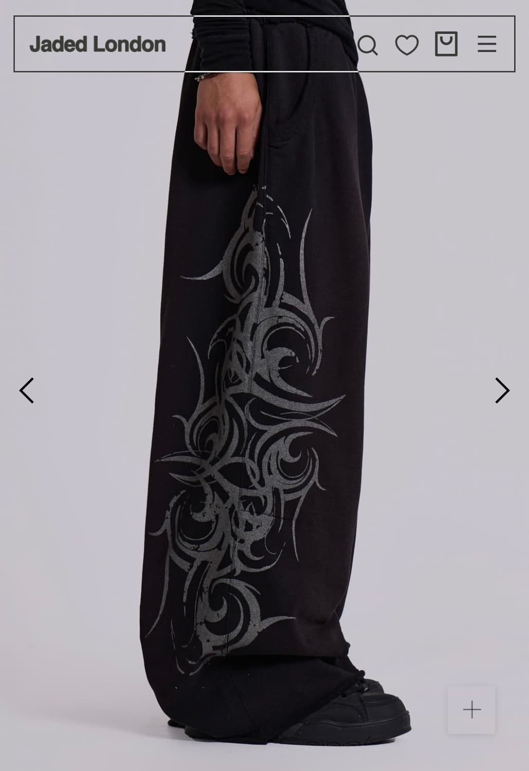 Jaded London Black Baggy Blade Jog 상품이미지4