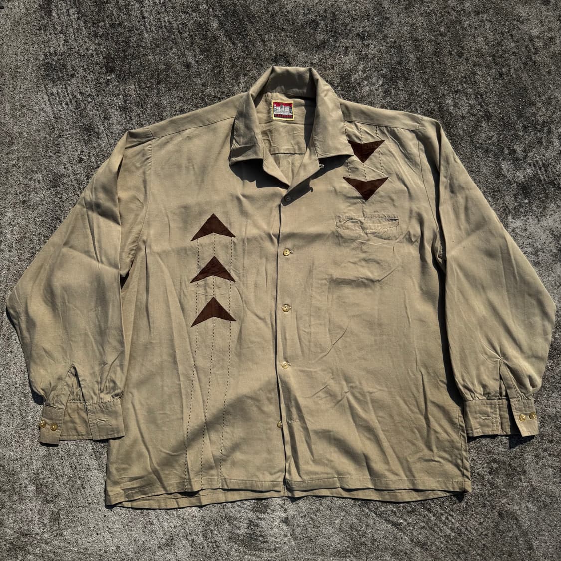 [L] Pink dragon Cream Soda 크림소다 레이온 셔츠 상품이미지1