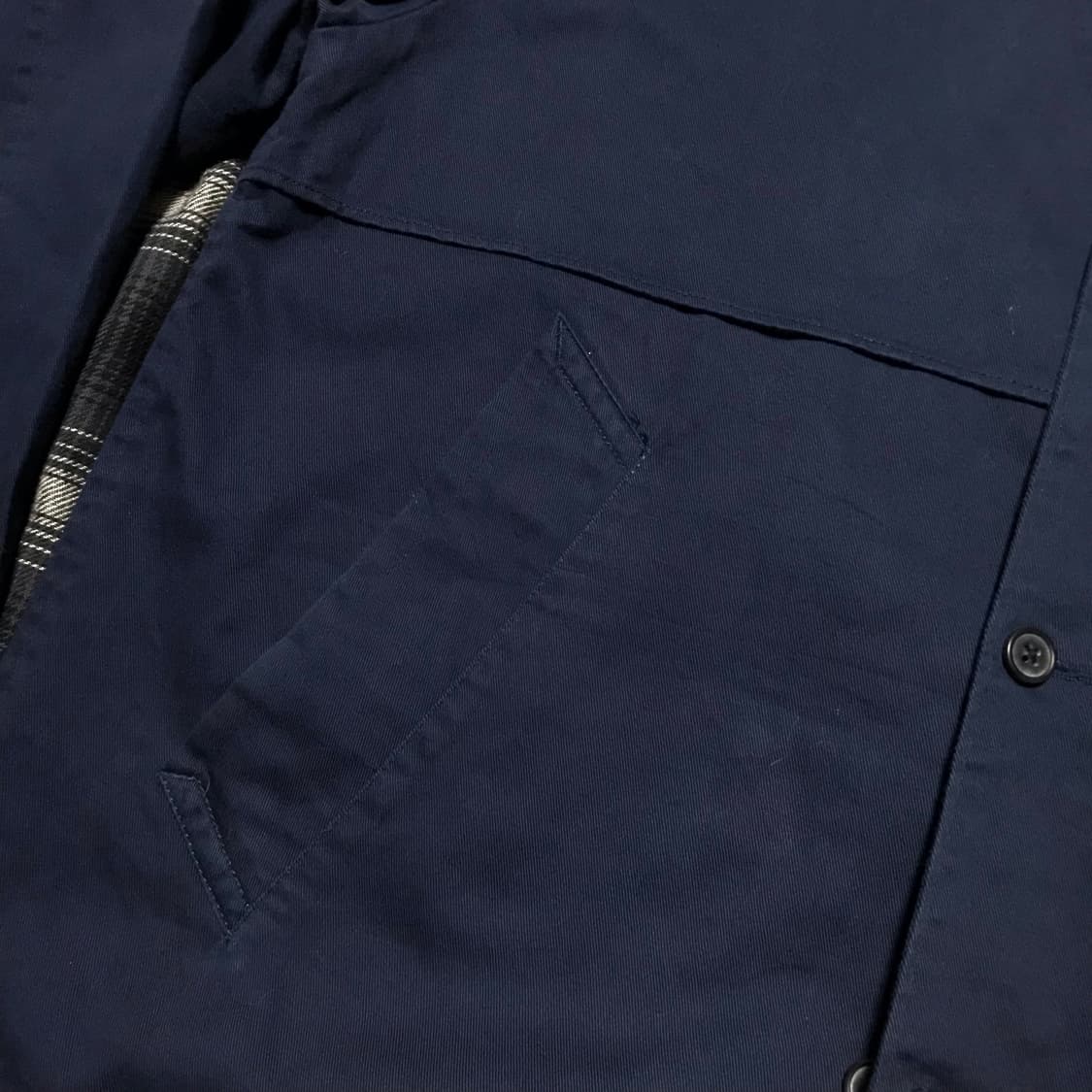 00s 타케오 키쿠치 버튼 루즈 블루종 네이비 상품이미지3