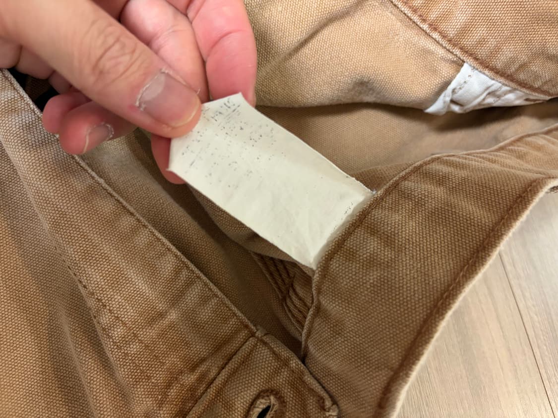 vintage 칼하트 싱글니 워크팬츠 카펜터 carhartt 브라운 상품이미지3