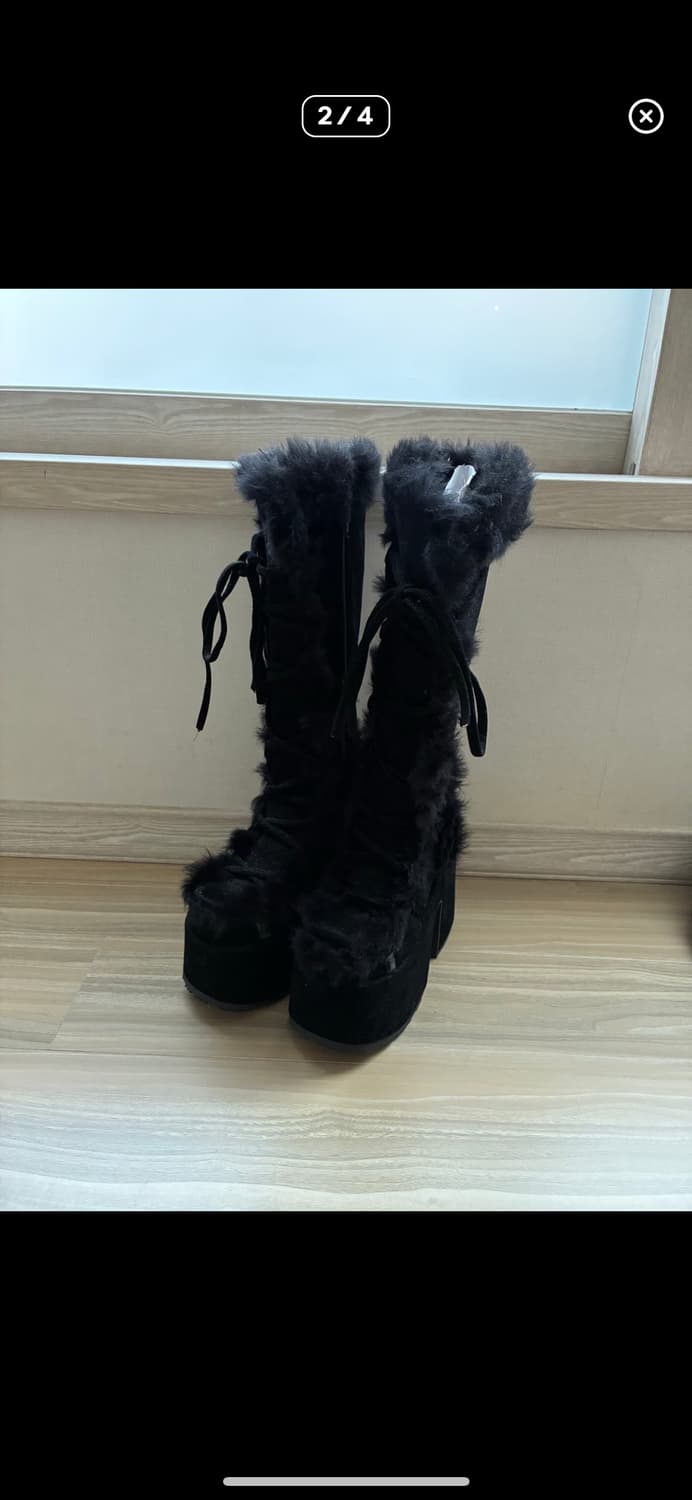 데모니아 카멜 퍼부츠 블랙 230 상품이미지1