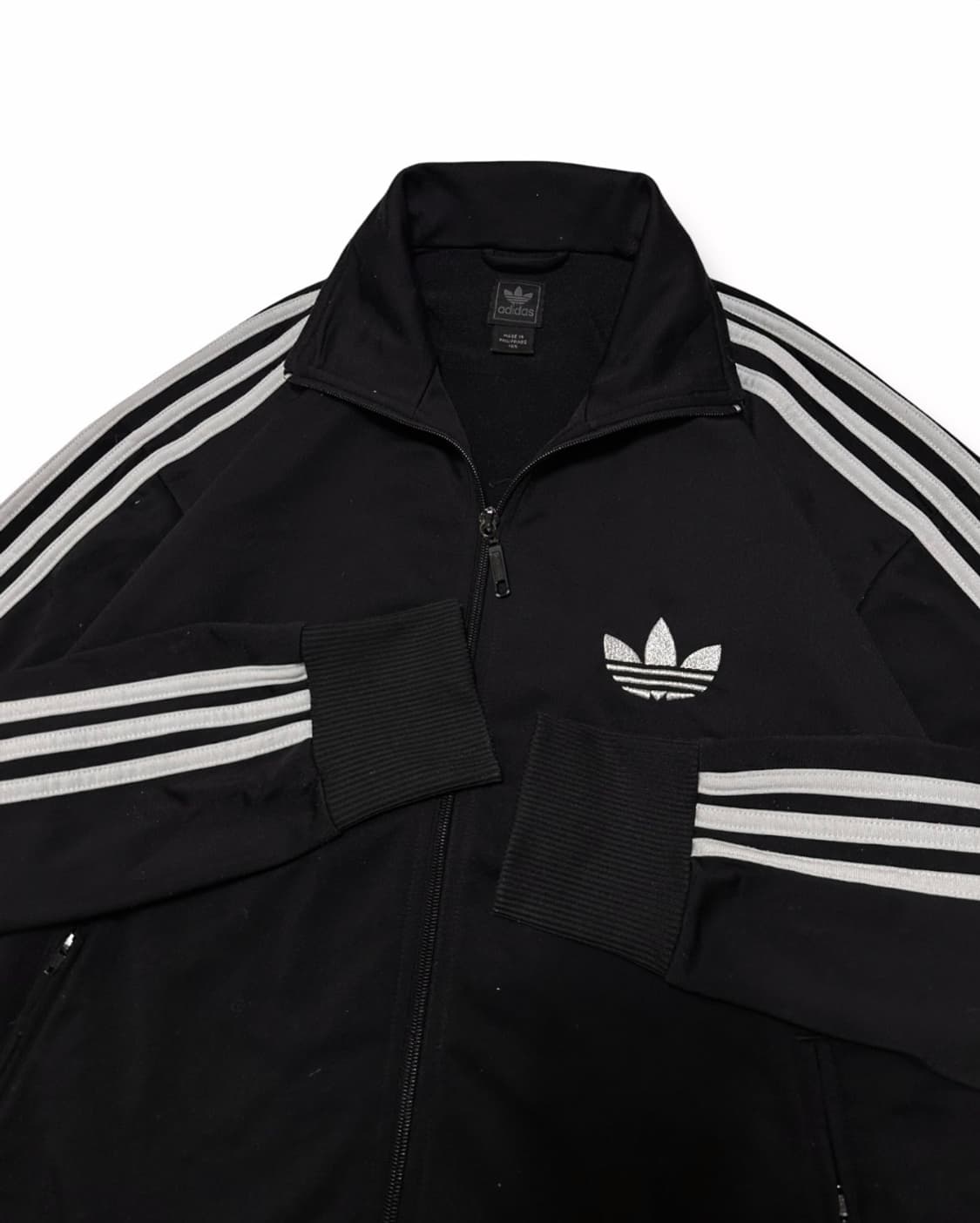 아디다스 구 파이어버드 블랙/실버 트랙탑 져지 상품이미지4