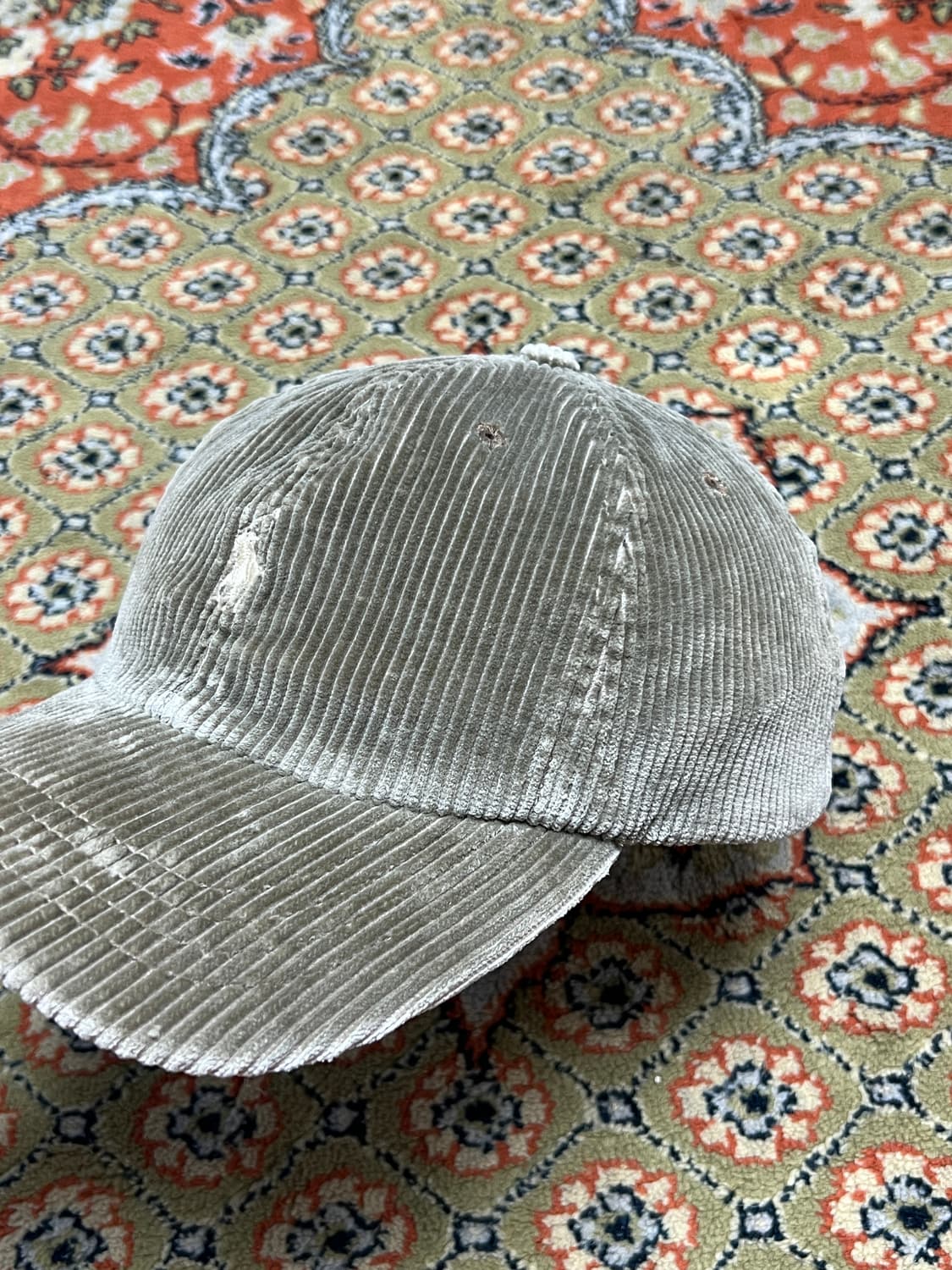 폴로 랄프로렌 코듀로이 볼캡 카키베이지 상품이미지2