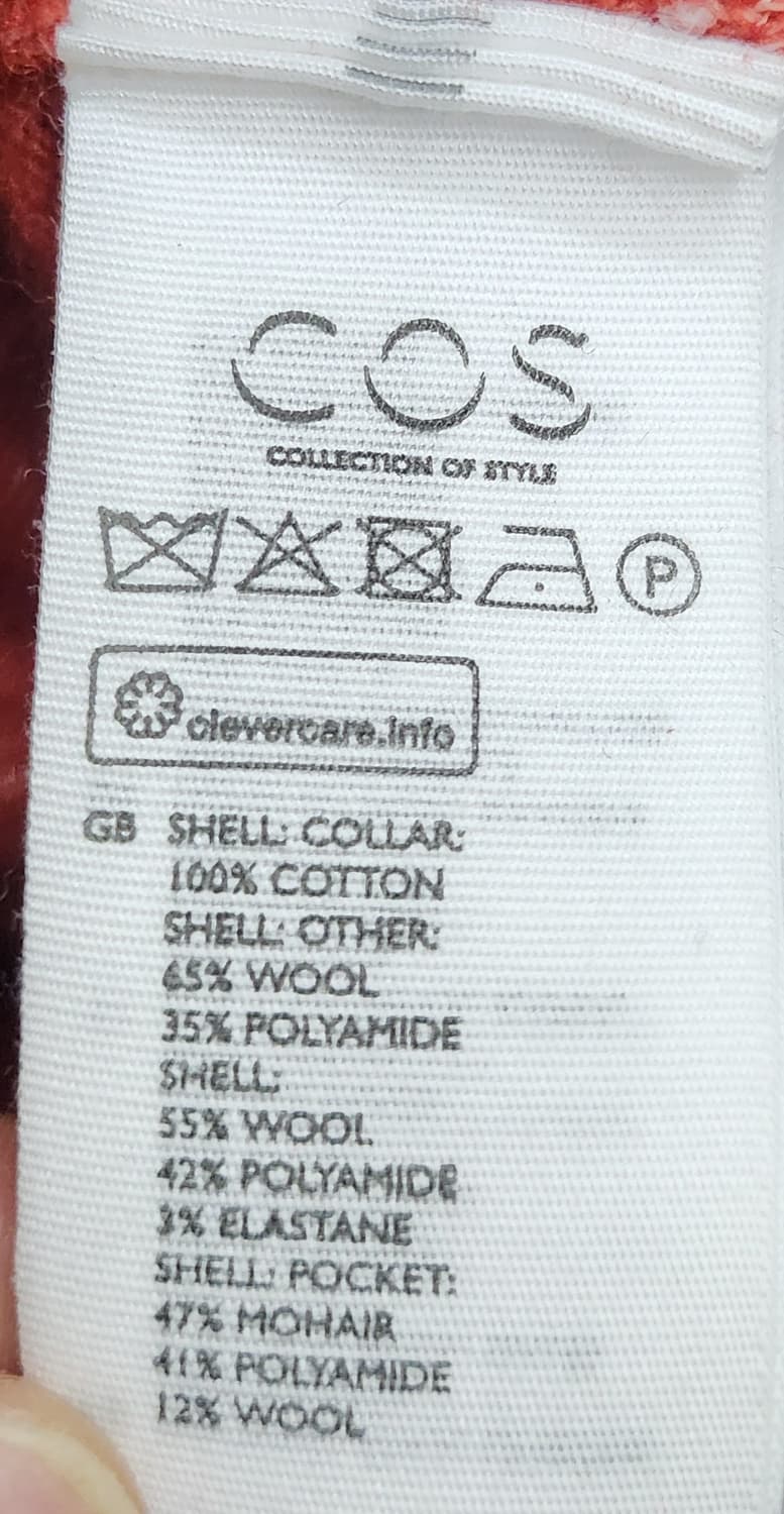 COS 코스 컬러블록 배색 니트 L 상품이미지4