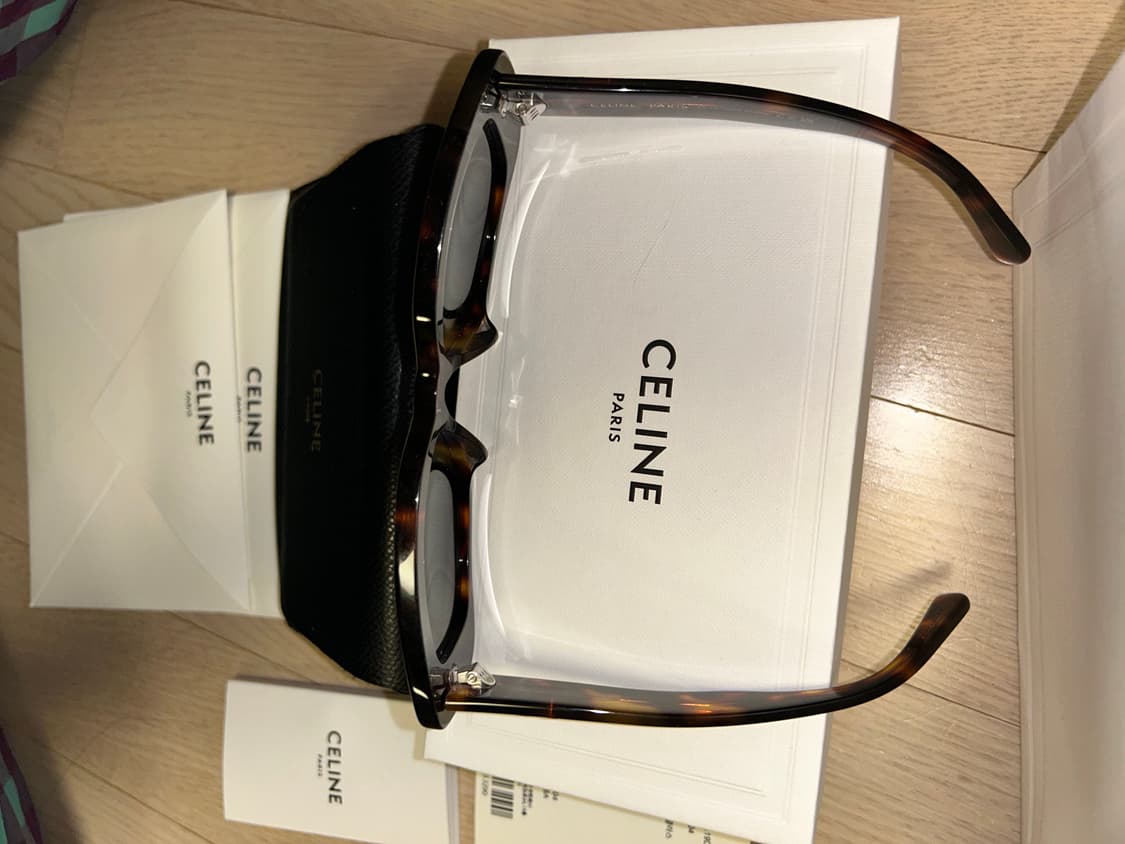 셀린느 트리옹프 04 선글라스 - 아세테이트 다크 하바나 상품이미지5