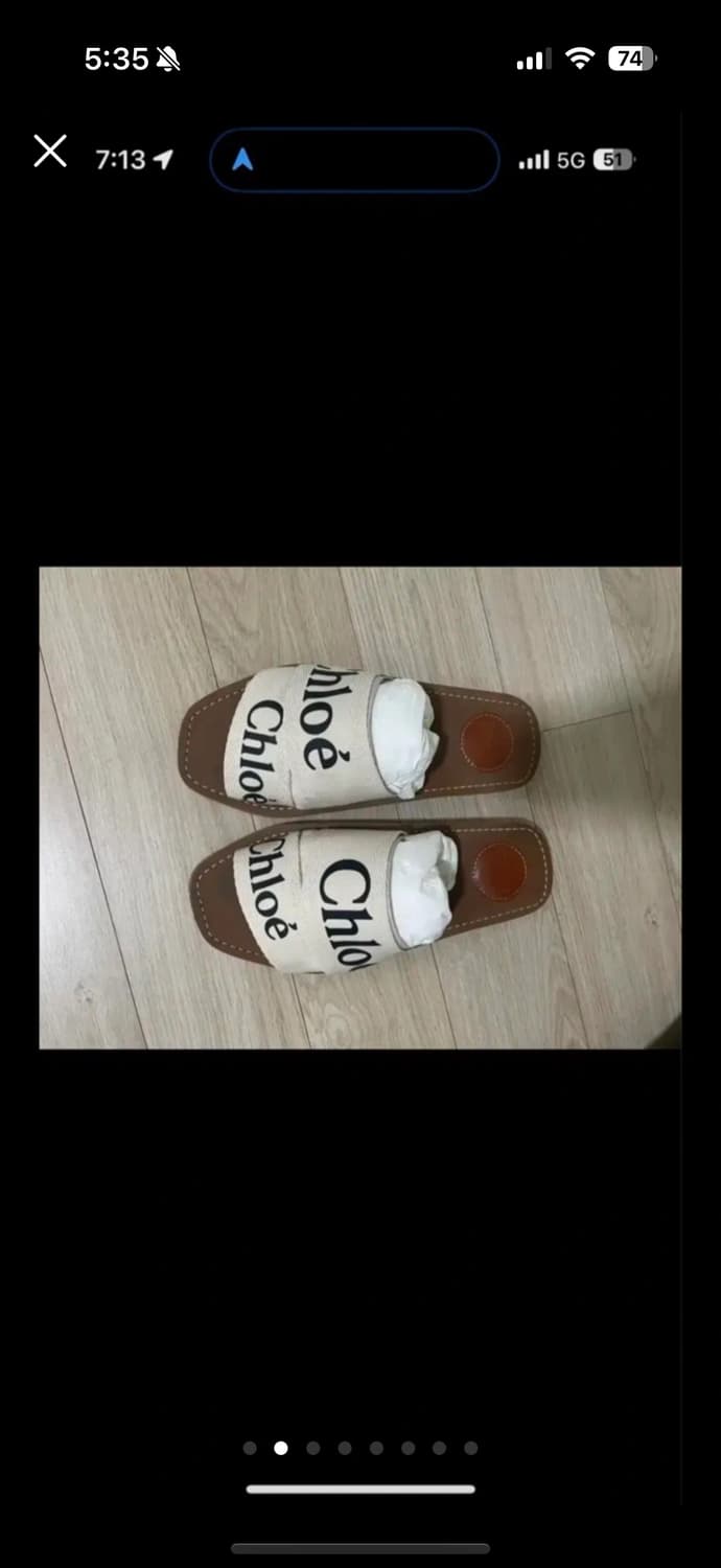 끌로에 우디 슬리퍼 뮬 플랫 상품이미지6