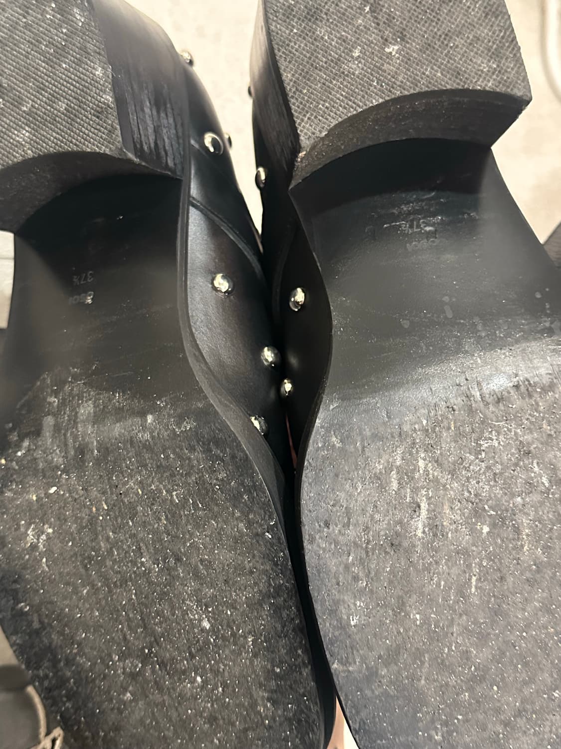 오소이 블랙 스터드 메리제인  상품이미지4