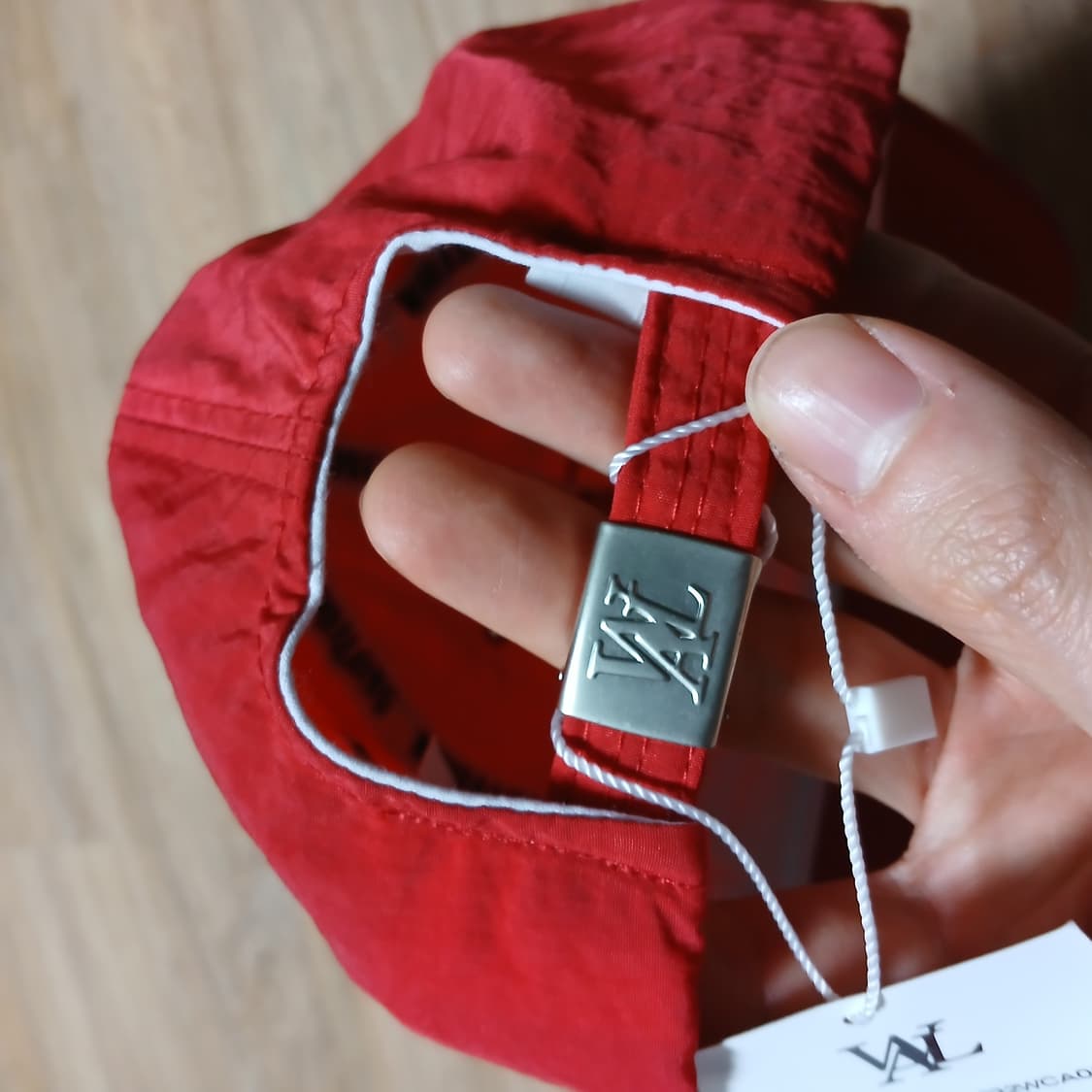 택붙은 미사용 WAL 우알롱 나일론 바스락 모자 볼캡 상품이미지3