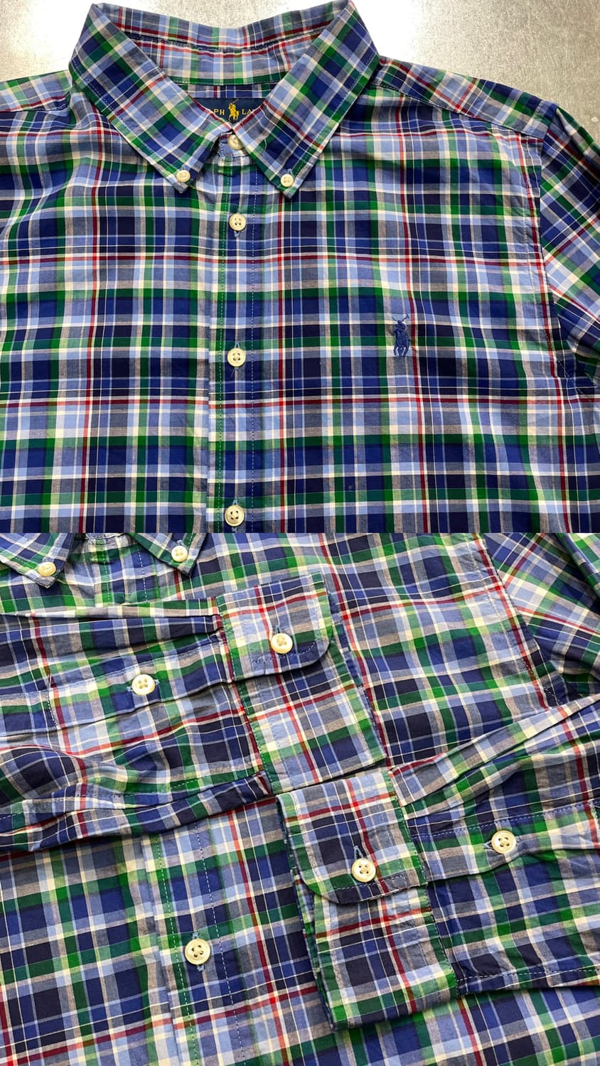 (XL) POLO 폴로 랄프로렌 체크 셔츠 상품이미지6