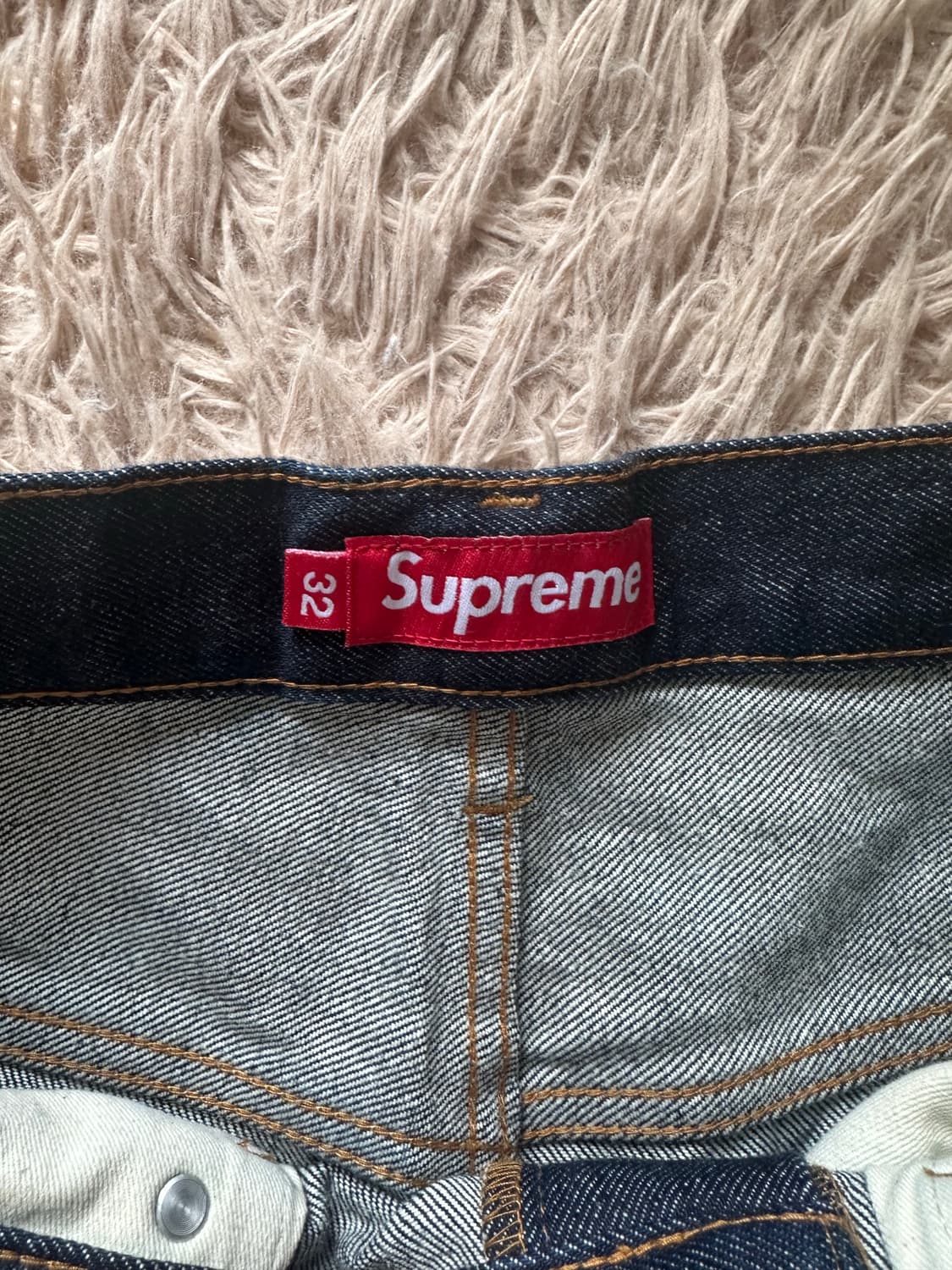 슈프림 셀비지 리지드 인디고 배기진 32 상품이미지3