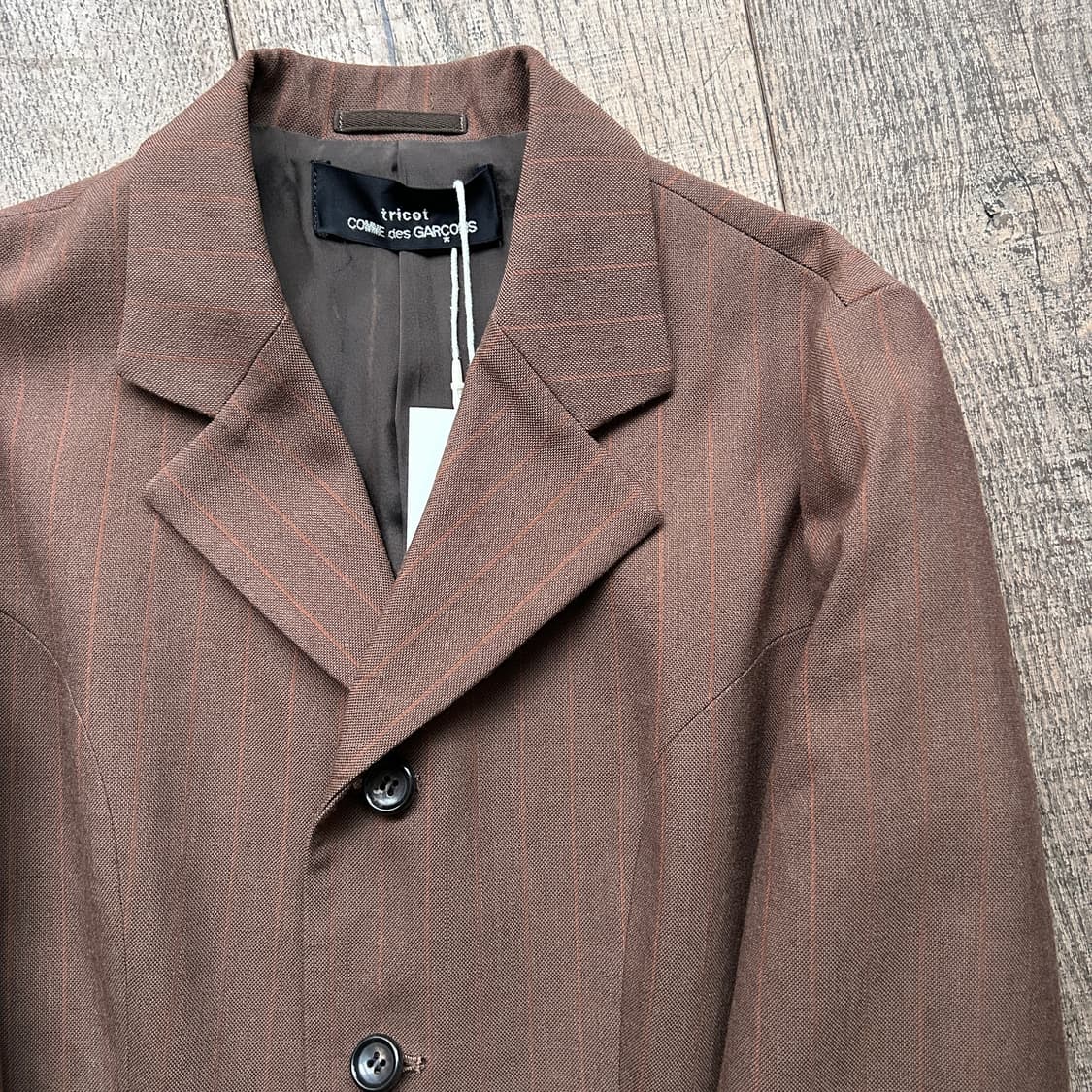 90's Brown Stripe Jacket 상품이미지5