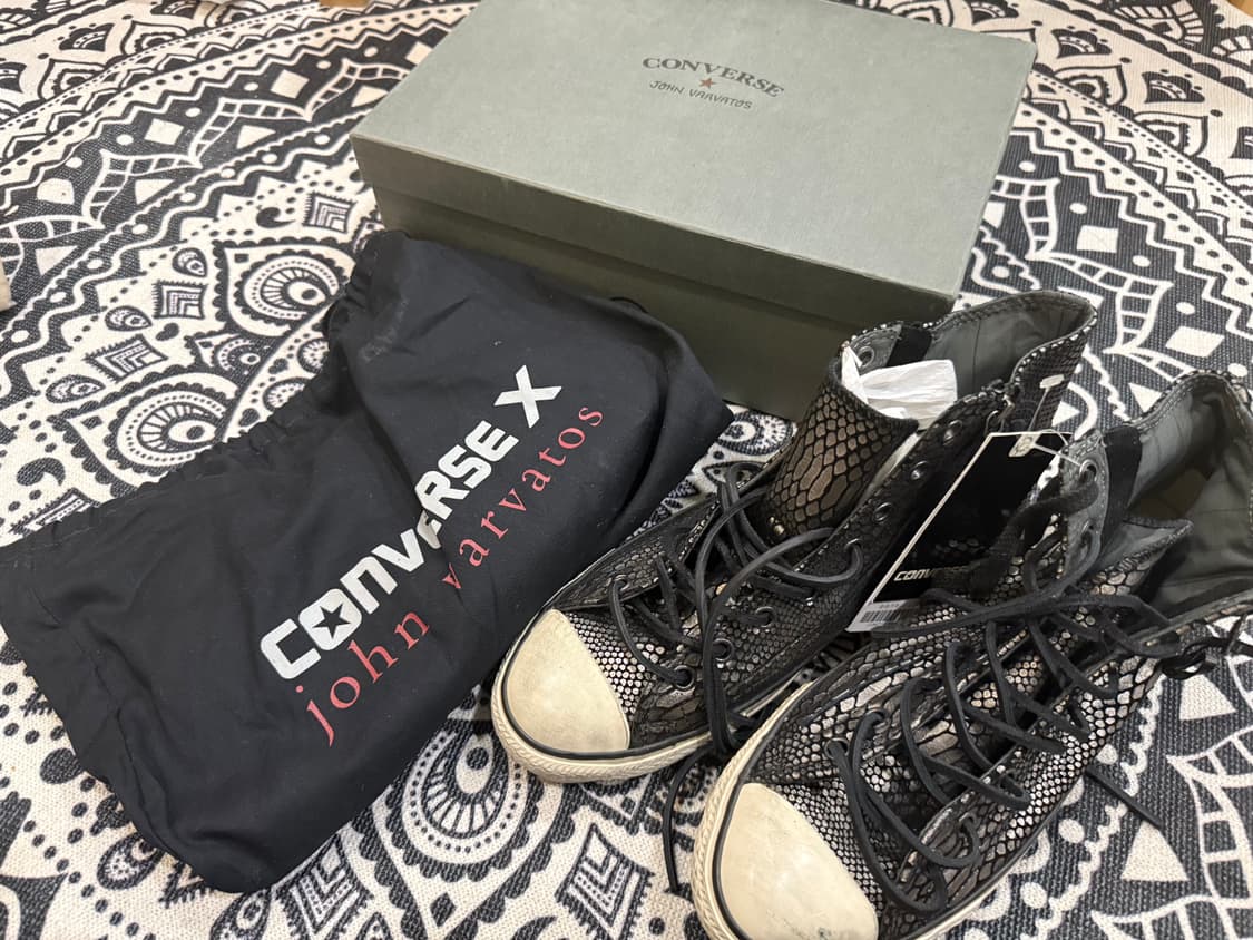John Varvatos x Converse snake high zip 상품이미지7