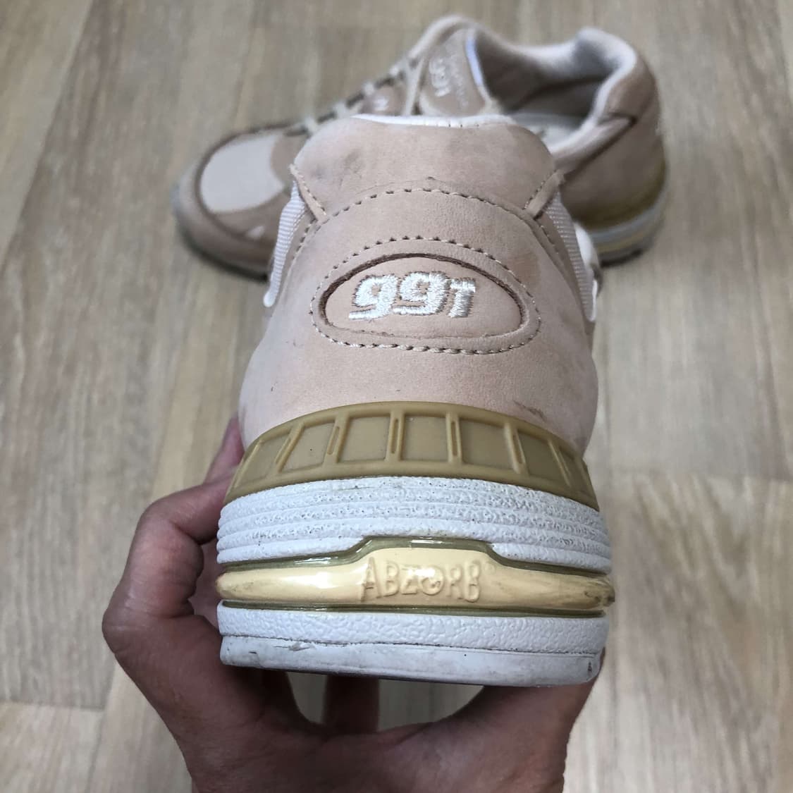 (225) 뉴발란스 991  MADE IN UK 991 샌드 핑크 상품이미지2