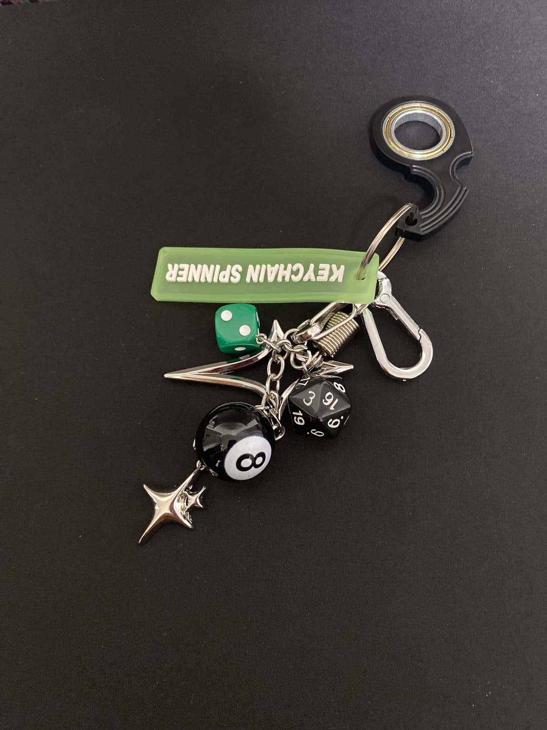 회전 스피너 다이스 키링 상품이미지1