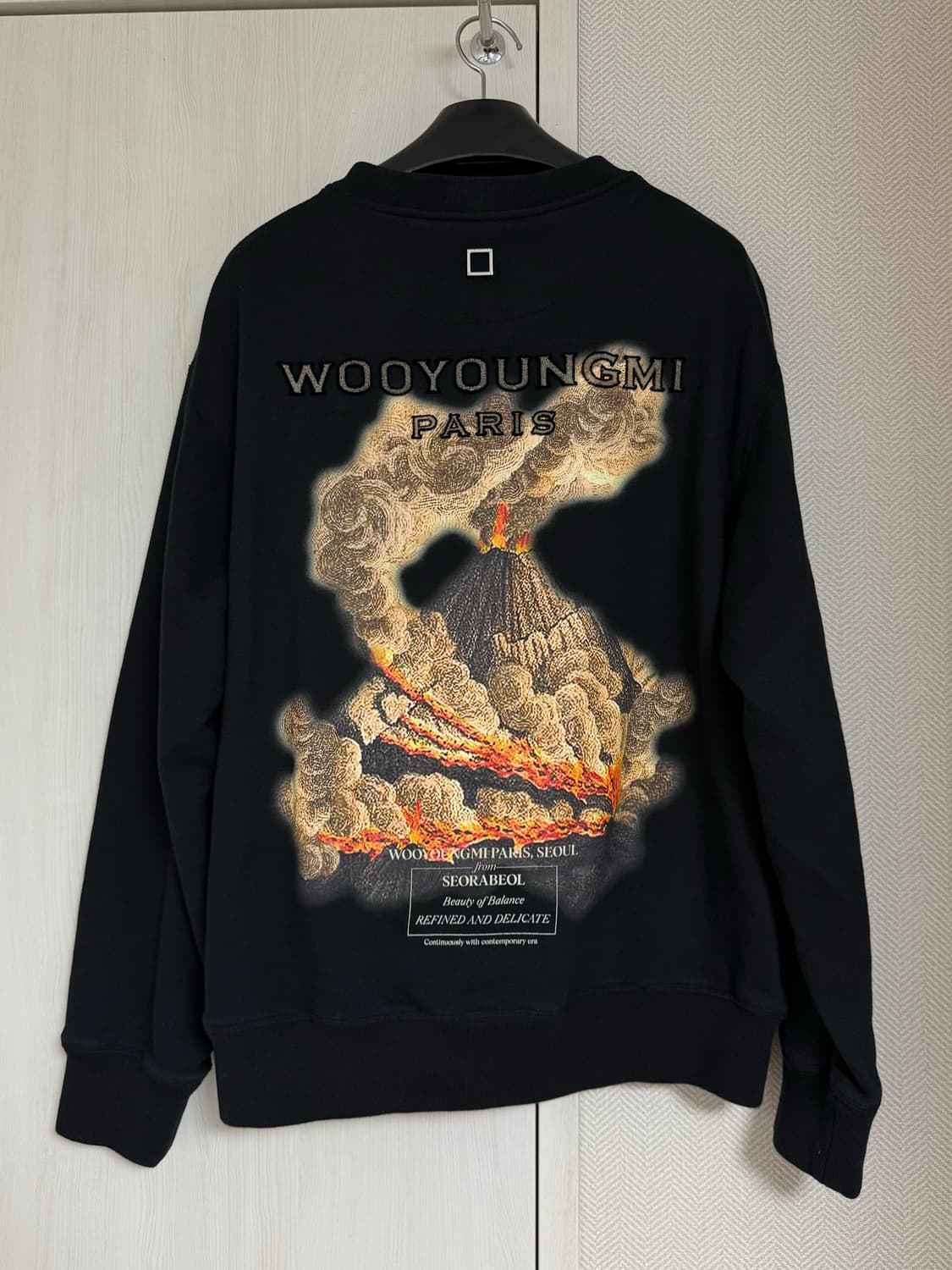 (48) 23fw 우영미 볼케이노 맨투맨 그레이 상품이미지2