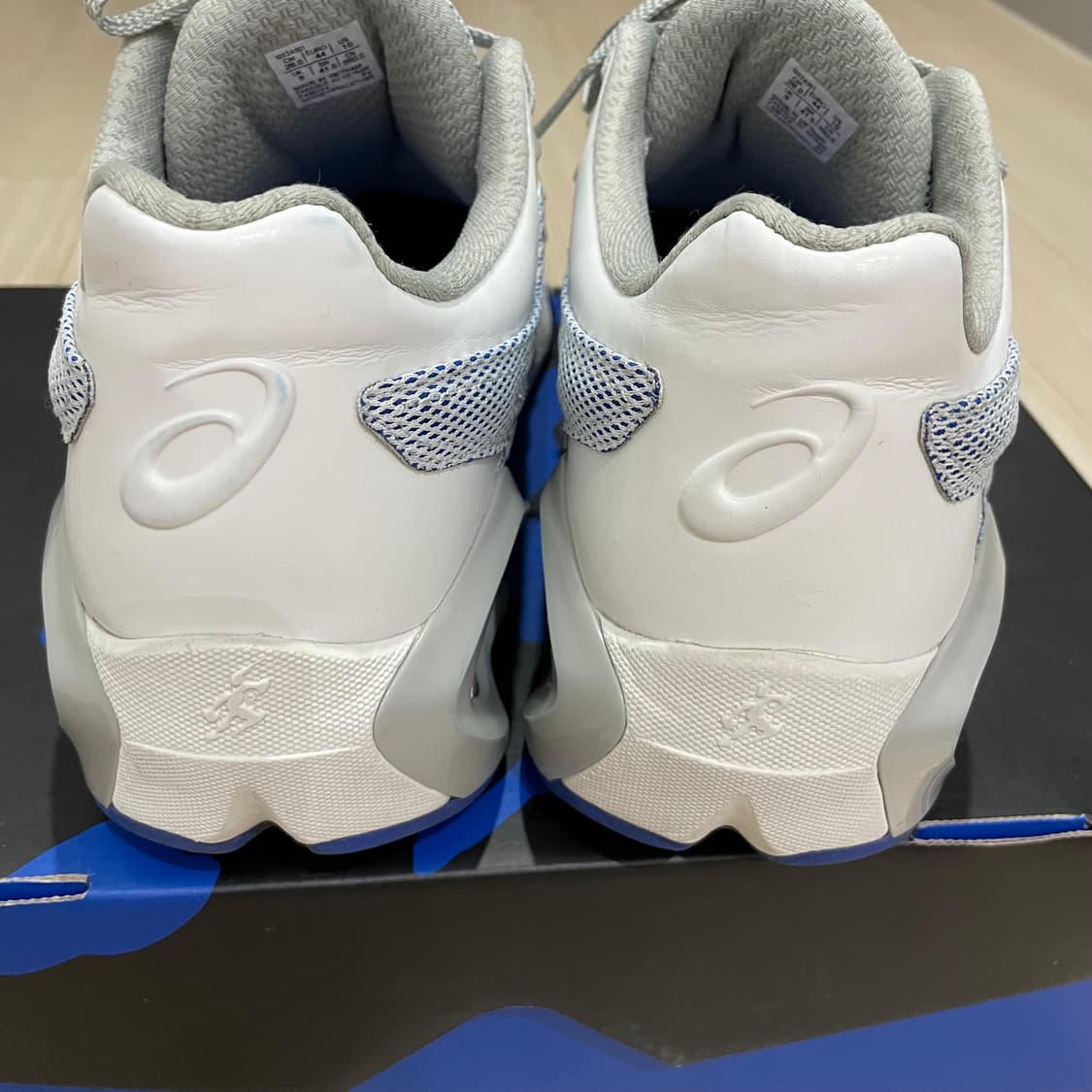 아식스 x 키코 코스타디노브 노발리스 젤 테레모아 화이트 아식스 블루  상품이미지8