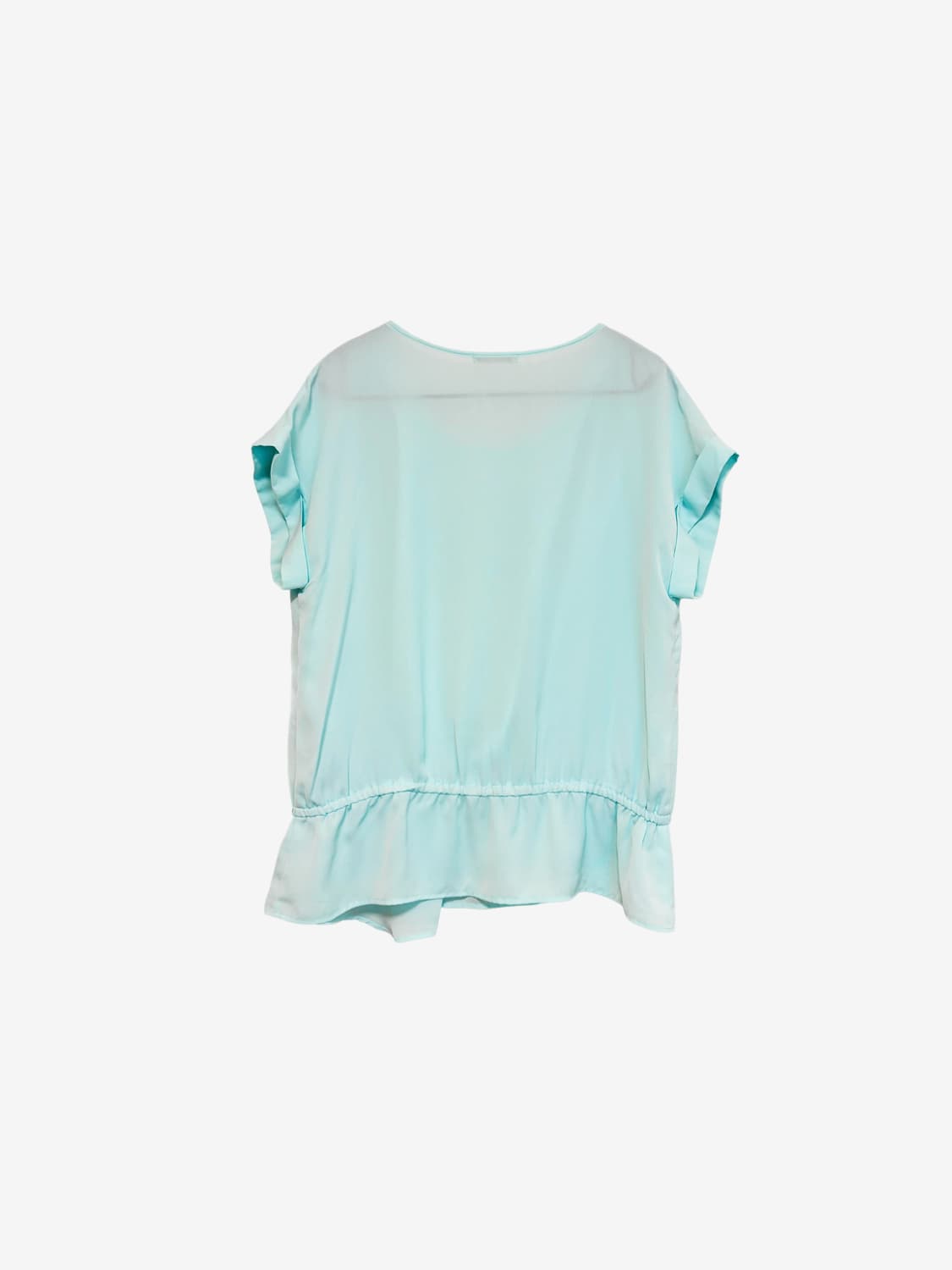 Shirring Detail Short Sleeve Blouse 상품이미지2