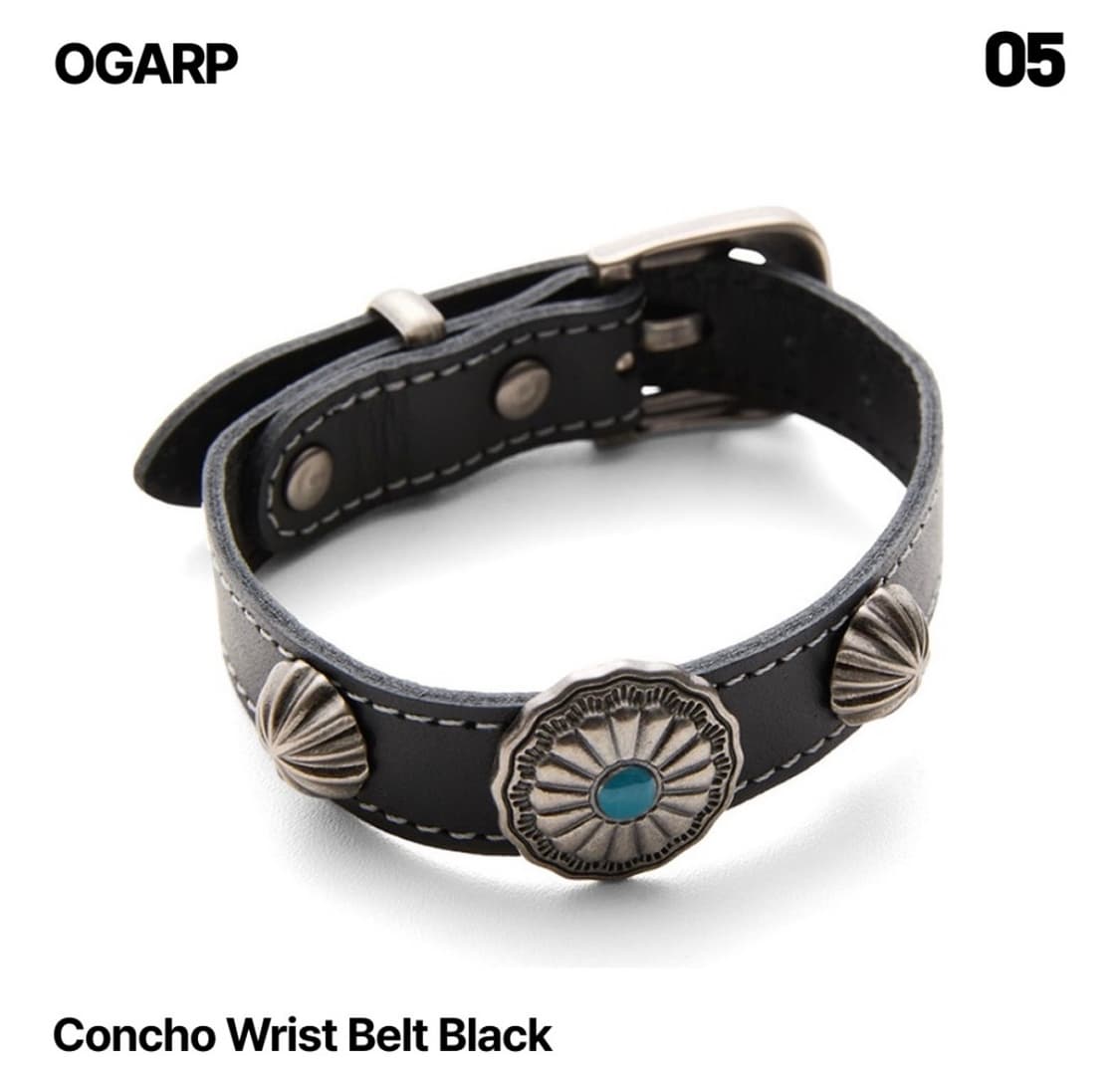 Concho Wrist Belt Black 상품이미지1
