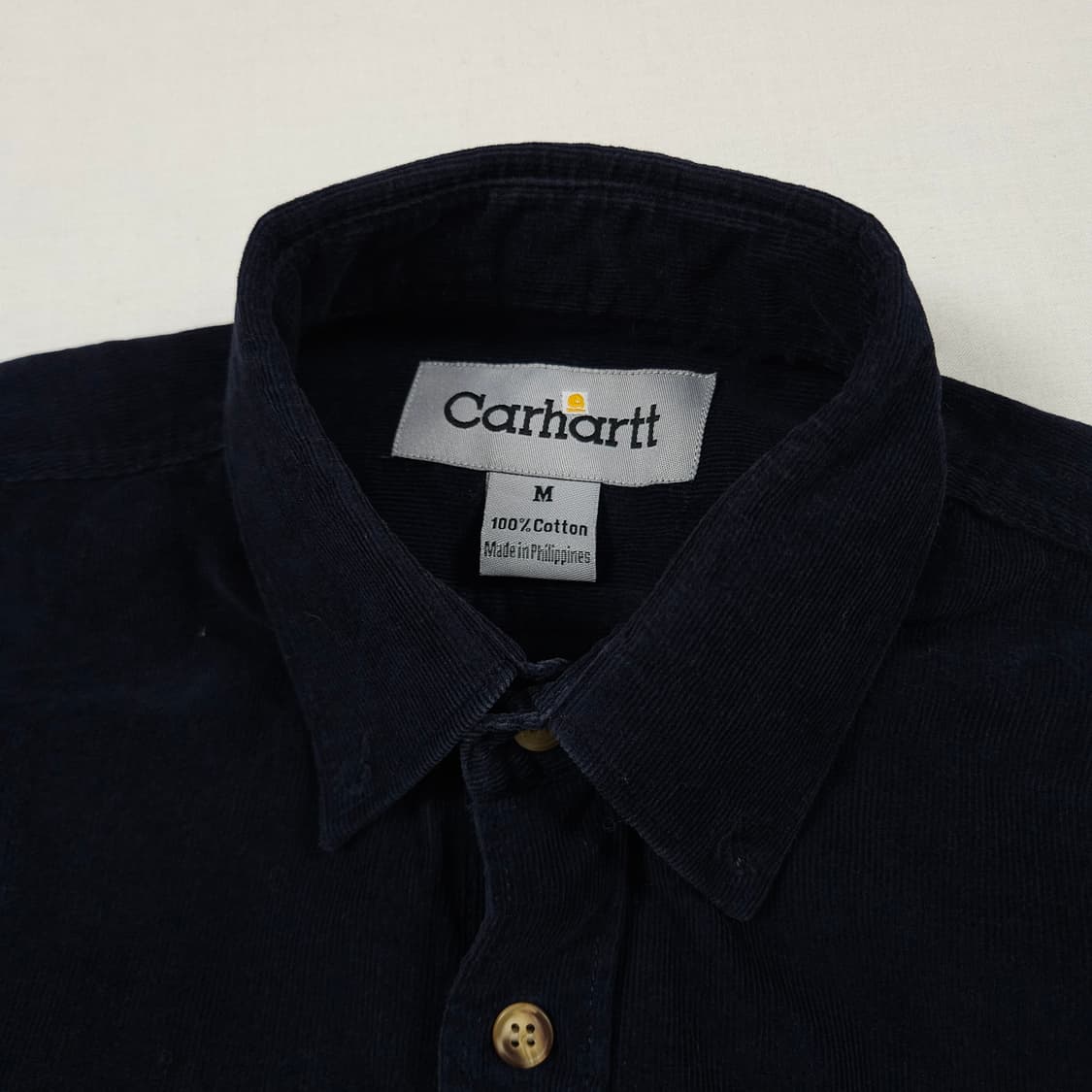 M(95) 칼하트 리워크 코듀로이 셔츠 네이비 상품이미지4