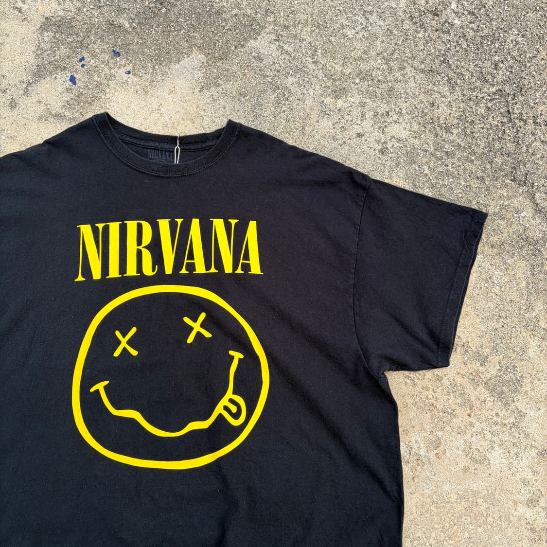 NIRVANA 너바나 빈티지 오피셜 스마일로고 반팔티 2XL 상품이미지2