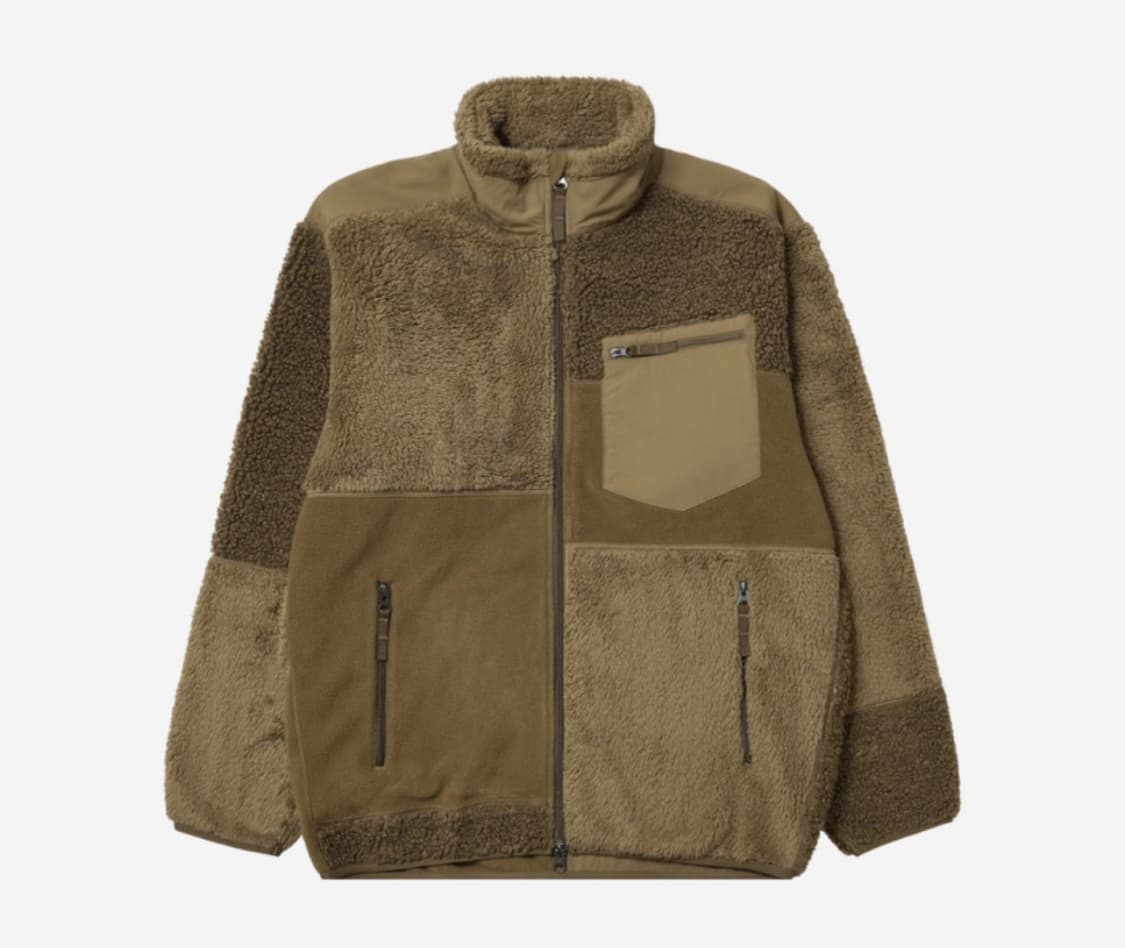 [M] 유니클로 x 엔지니어드가먼츠 플리스 후리스 자켓 브라운 상품이미지1