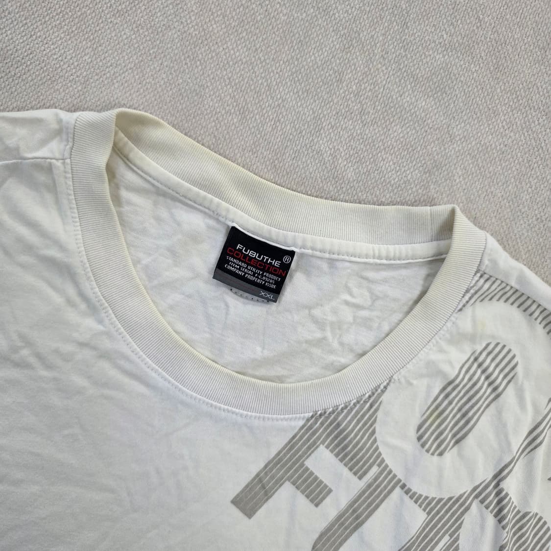 [2XL] 후부 그래픽 프린트 반팔티 0219J 상품이미지3