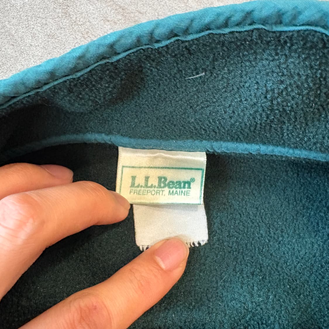 90s L.L.bean 90년대 생산 엘엘빈 그린 신칠라 스냅티 상품이미지6